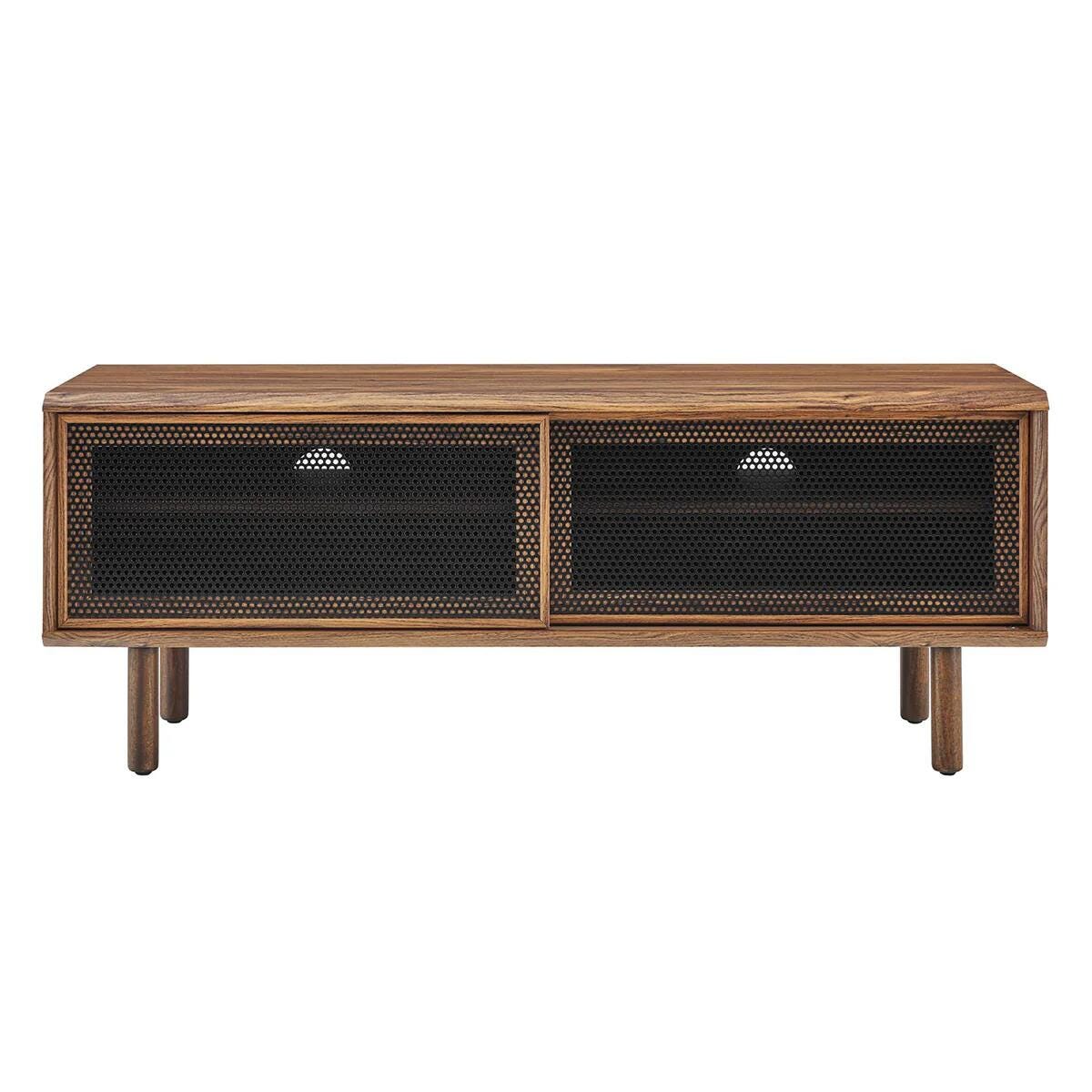 Modway Kurtis 47"  TV Stand, Walnut, large