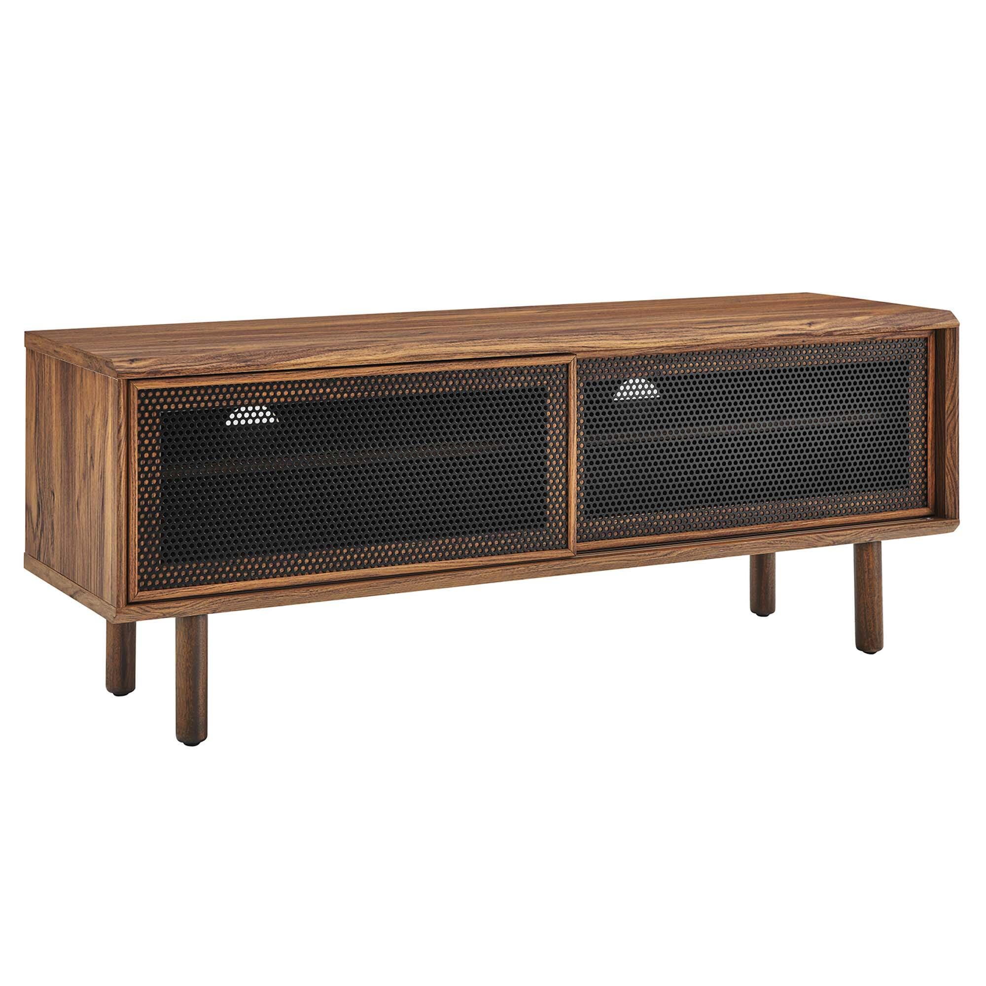 Modway Kurtis 47"  TV Stand, Walnut, large