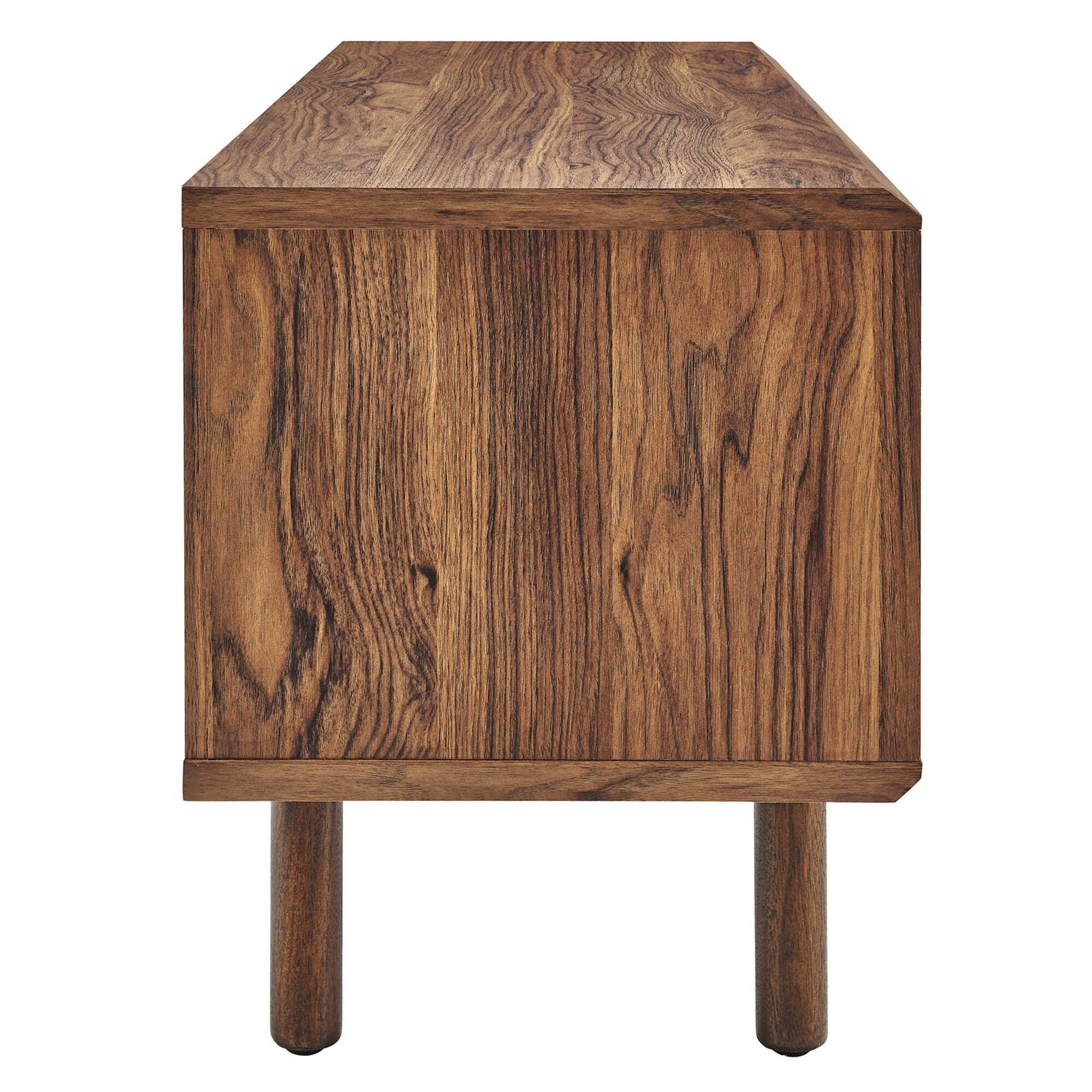 Modway Kurtis 47"  TV Stand, Walnut, large