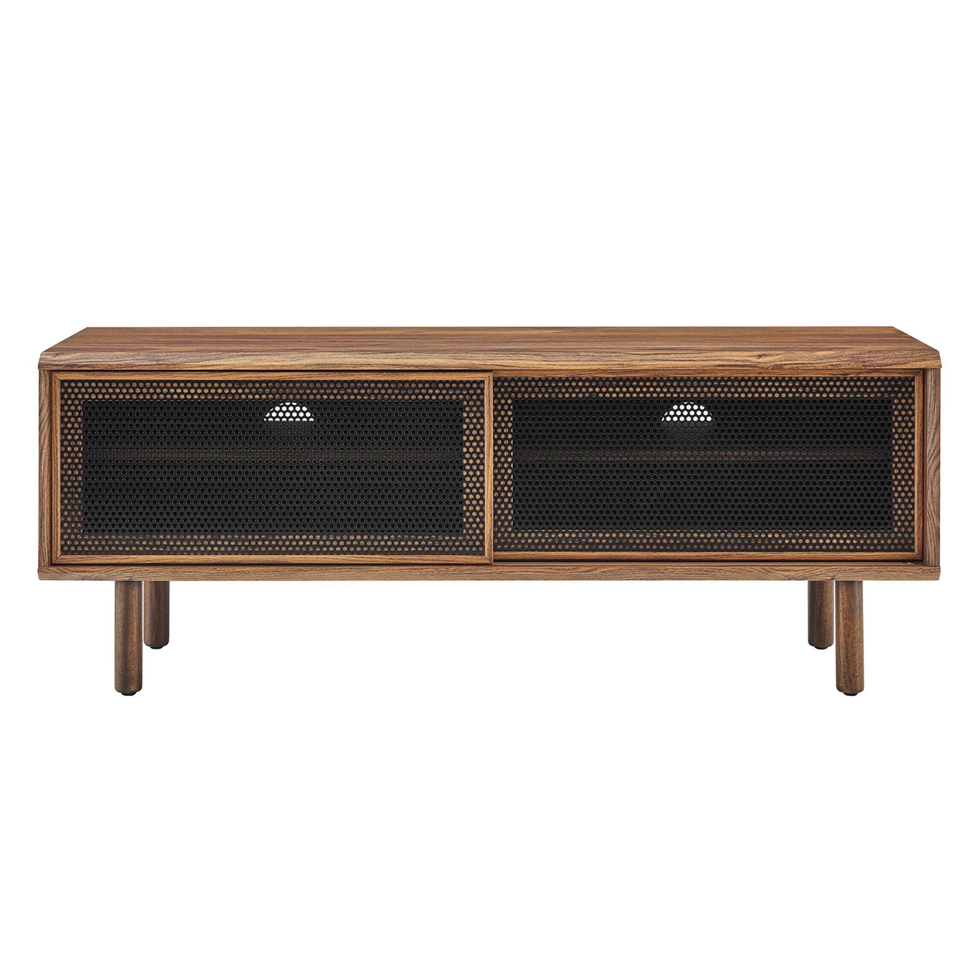 Modway Kurtis 47"  TV Stand, Walnut, large