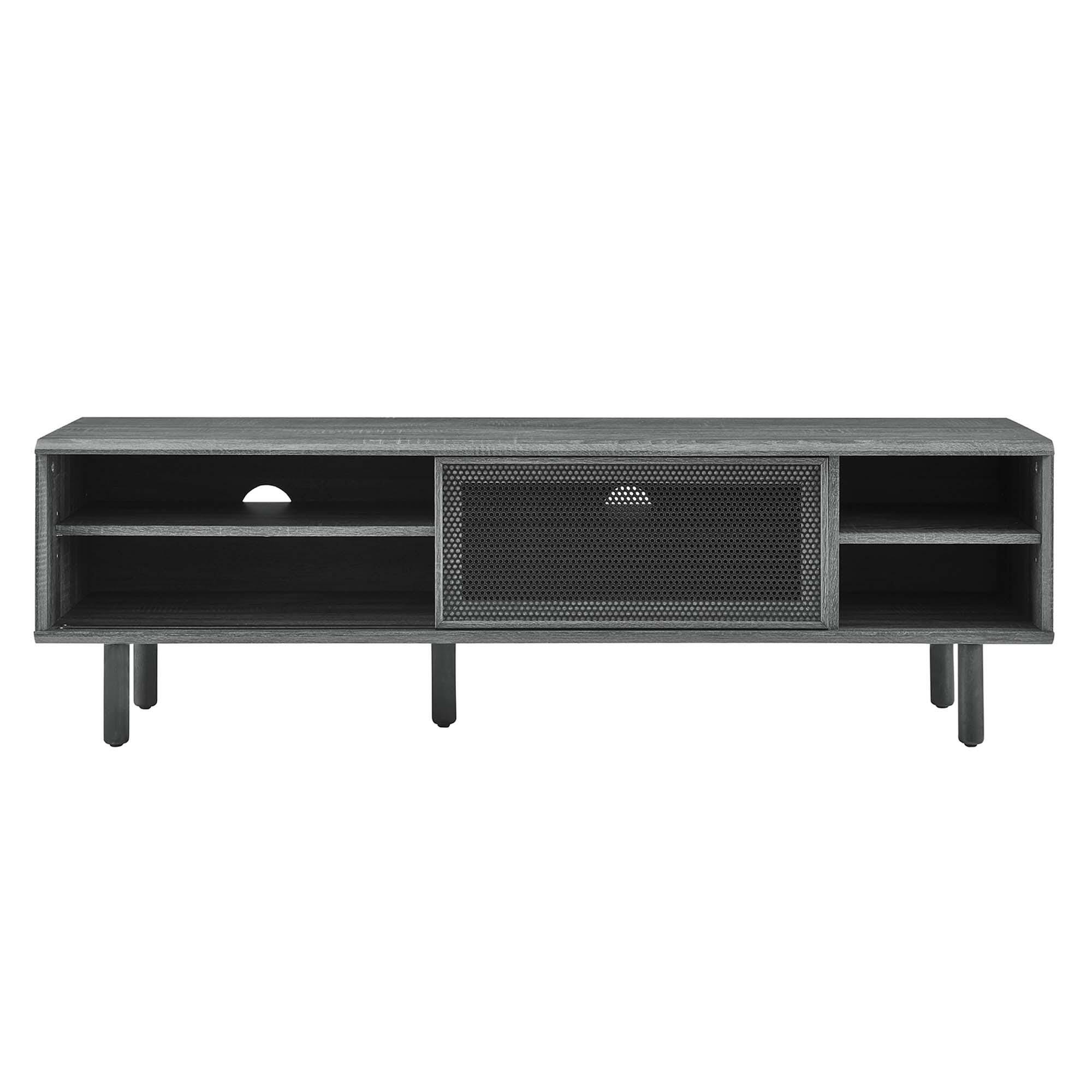 Modway Kurtis 59"  TV Stand, Charcoal, large