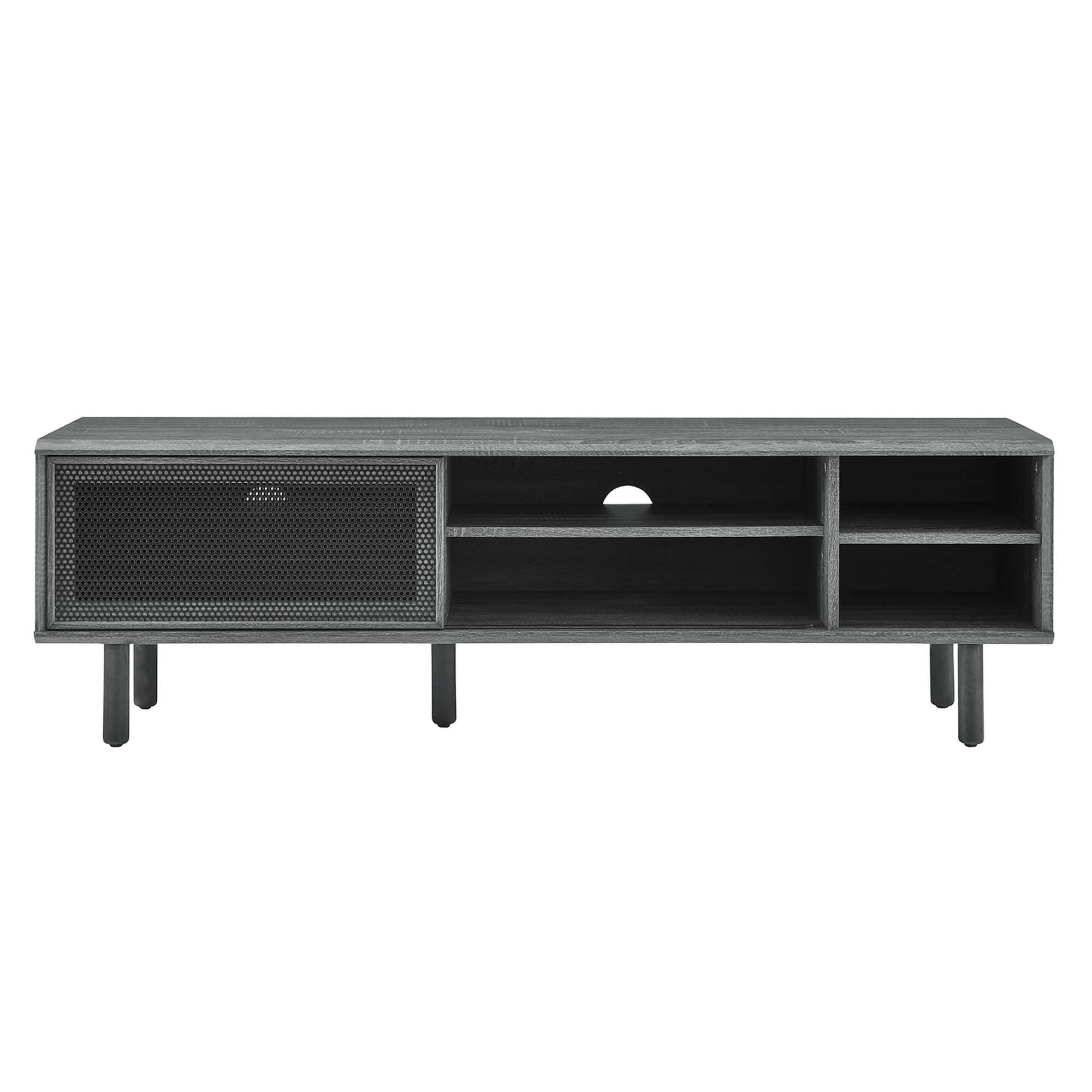 Modway Kurtis 59"  TV Stand, Charcoal, large