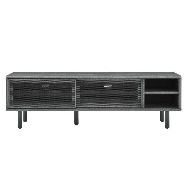 Modway Kurtis 59" TV Stand, Charcoal