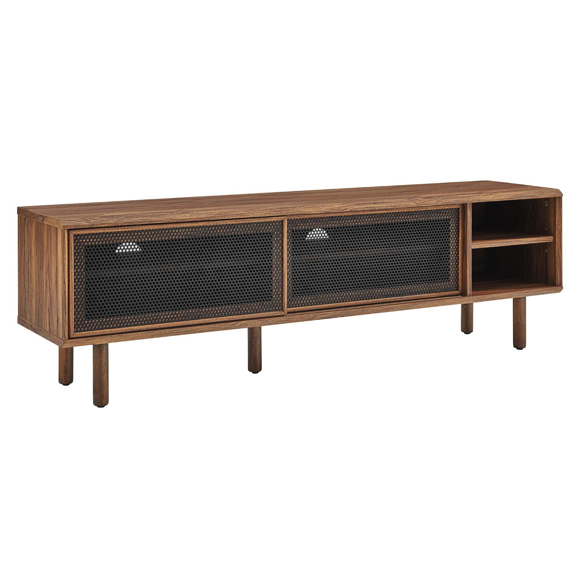 Modway Kurtis 59"  TV Stand, Walnut, large