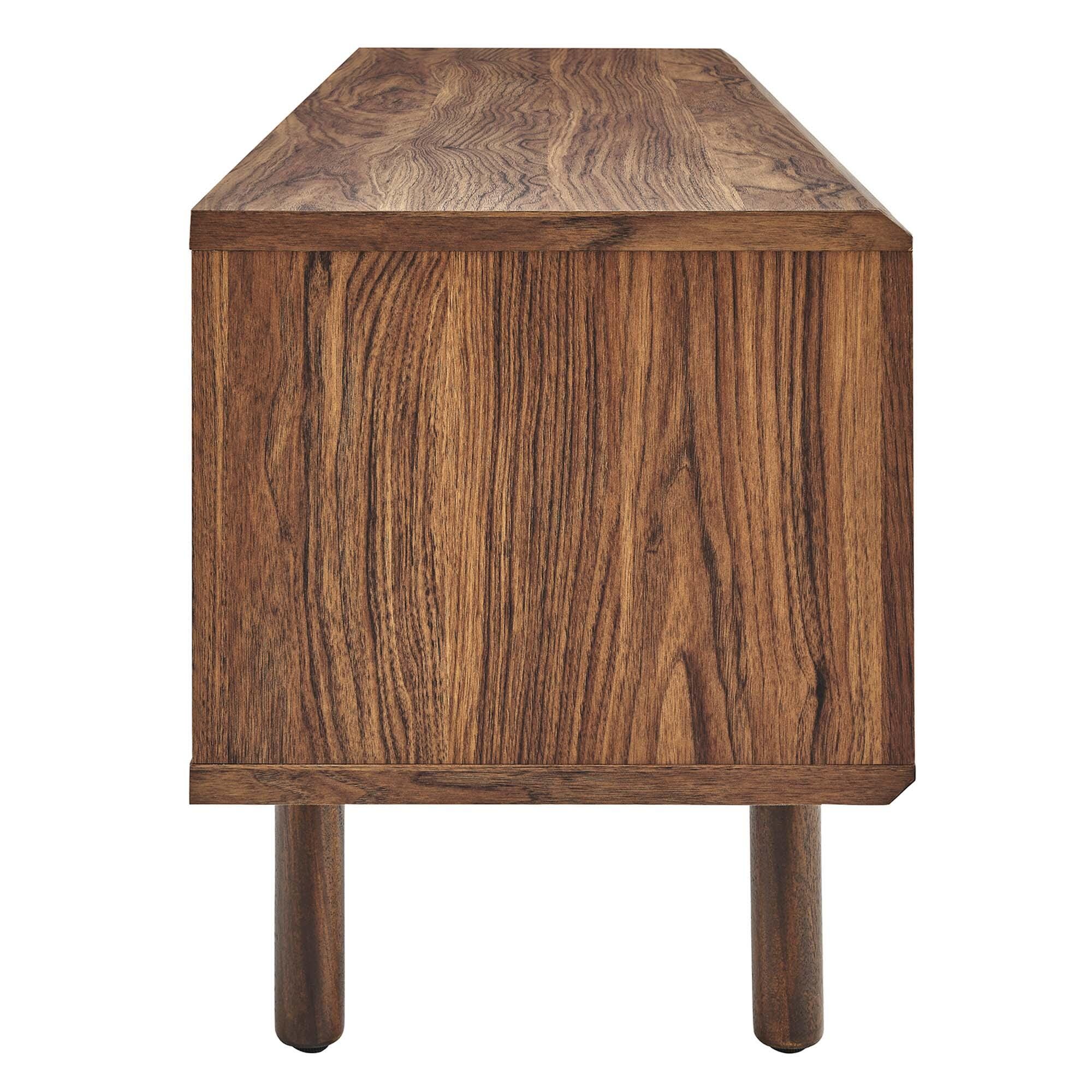 Modway Kurtis 59"  TV Stand, Walnut, large