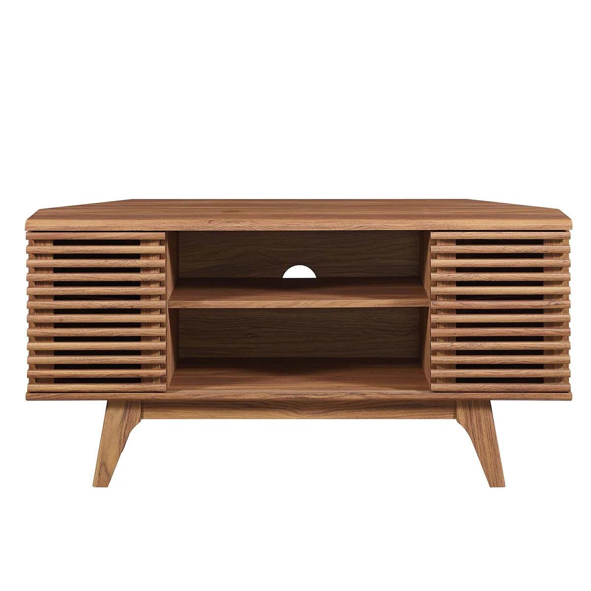Modway Render 46" TV Stand, Walnut, large