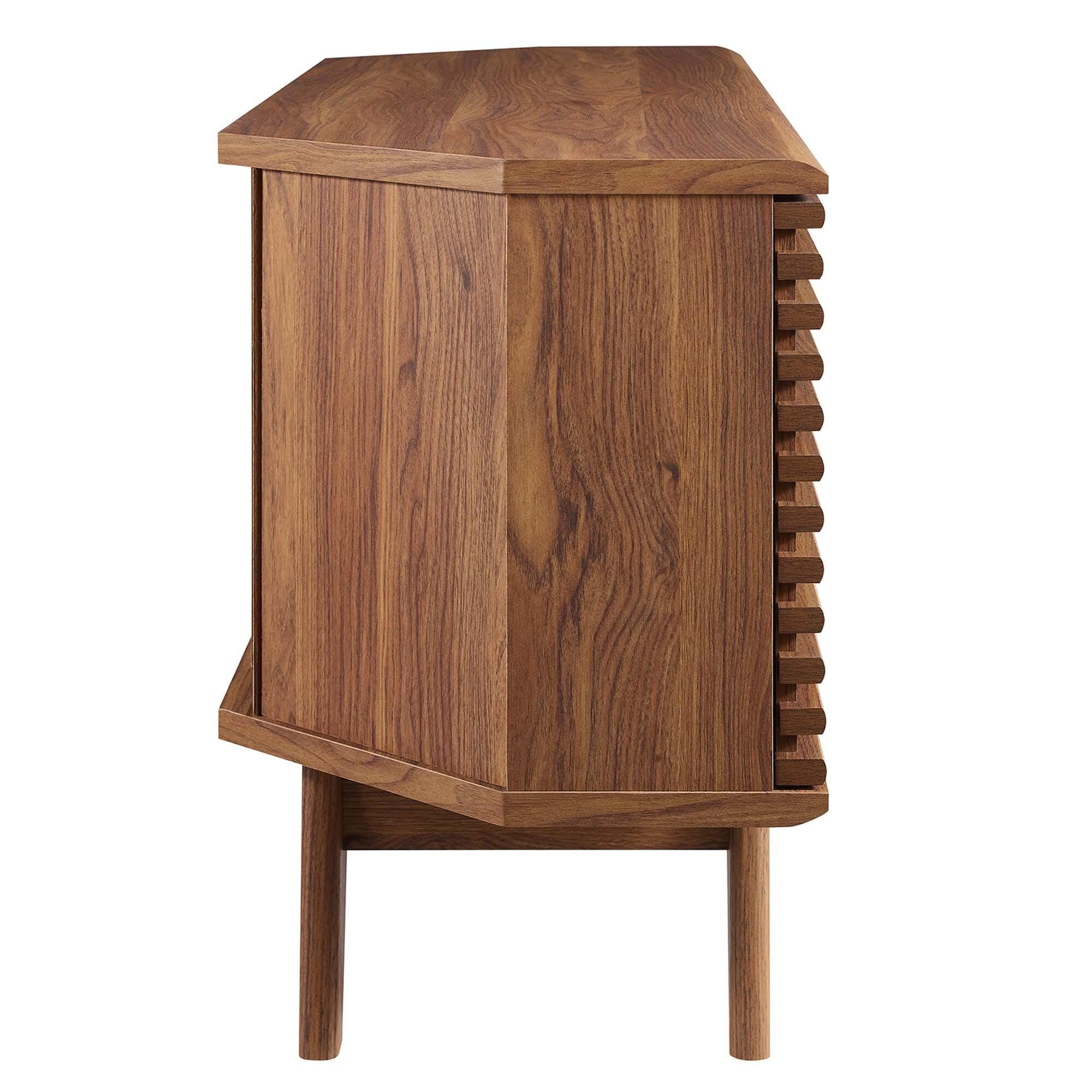 Modway Render 46" TV Stand, Walnut, large