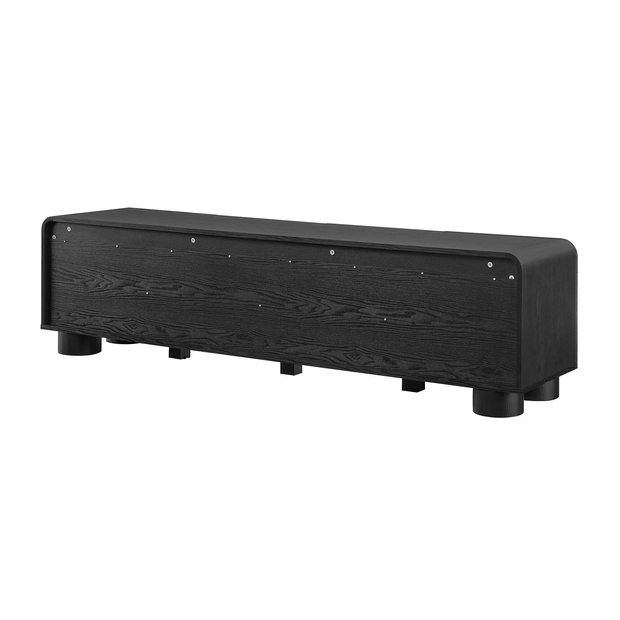 Modway Sonnet 69" TV Stand, Black, large