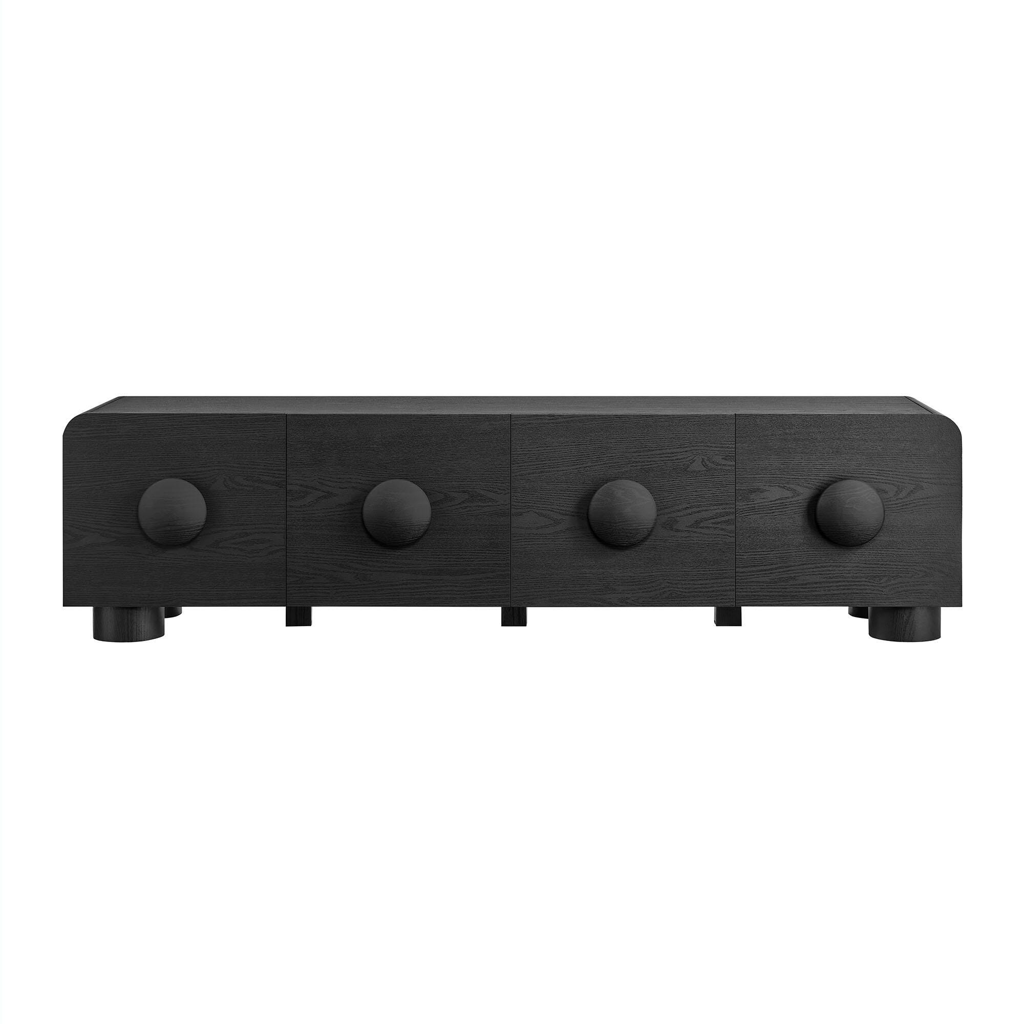 Modway Sonnet 69" TV Stand, Black, large