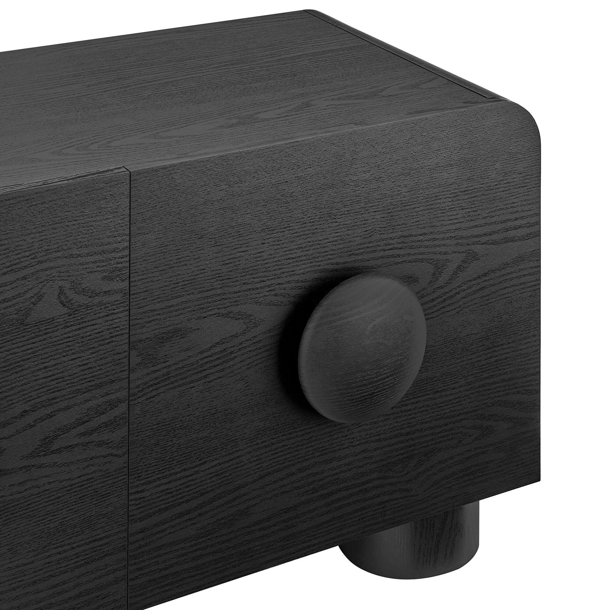 Modway Sonnet 69" TV Stand, Black, large