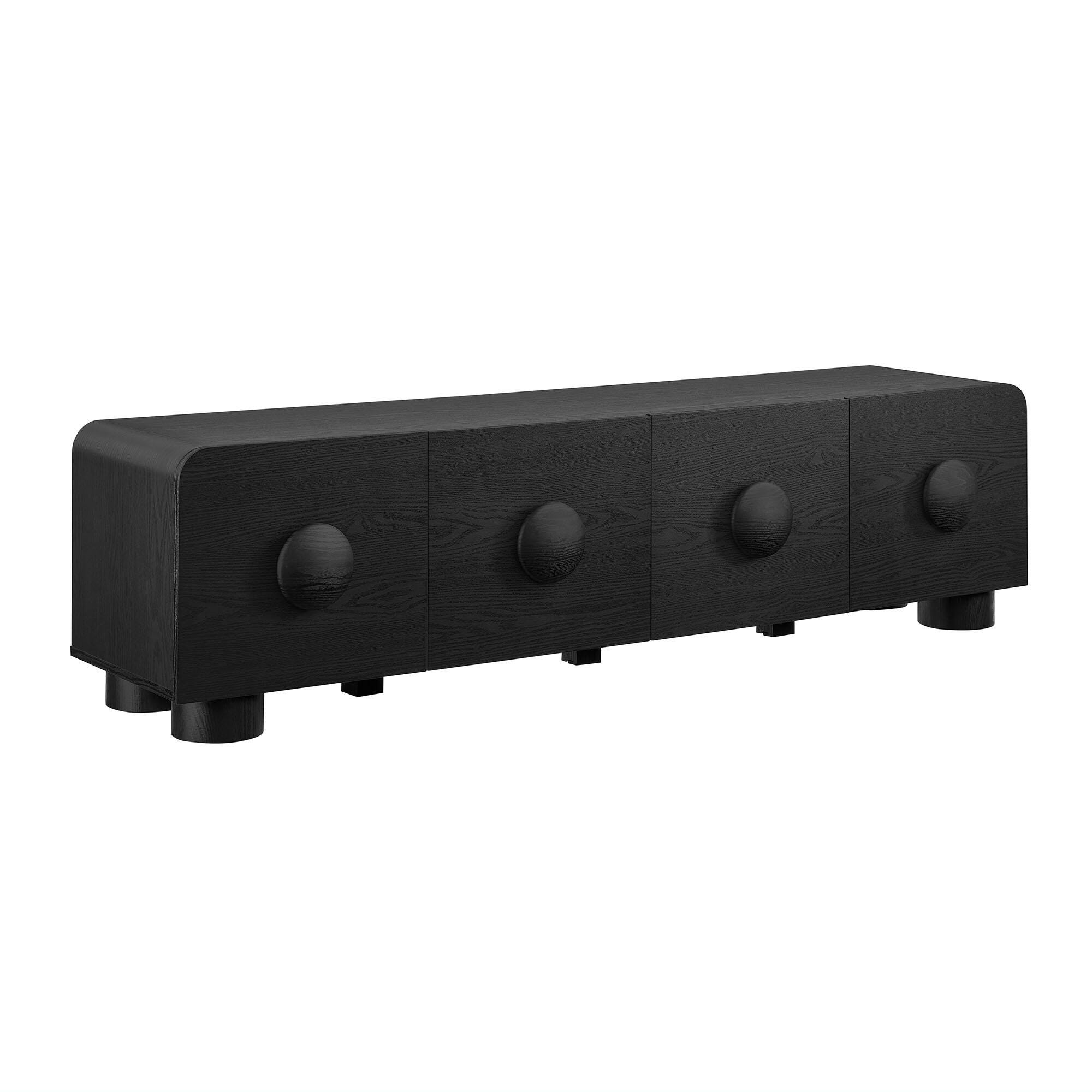 Modway Sonnet 69" TV Stand, Black, large