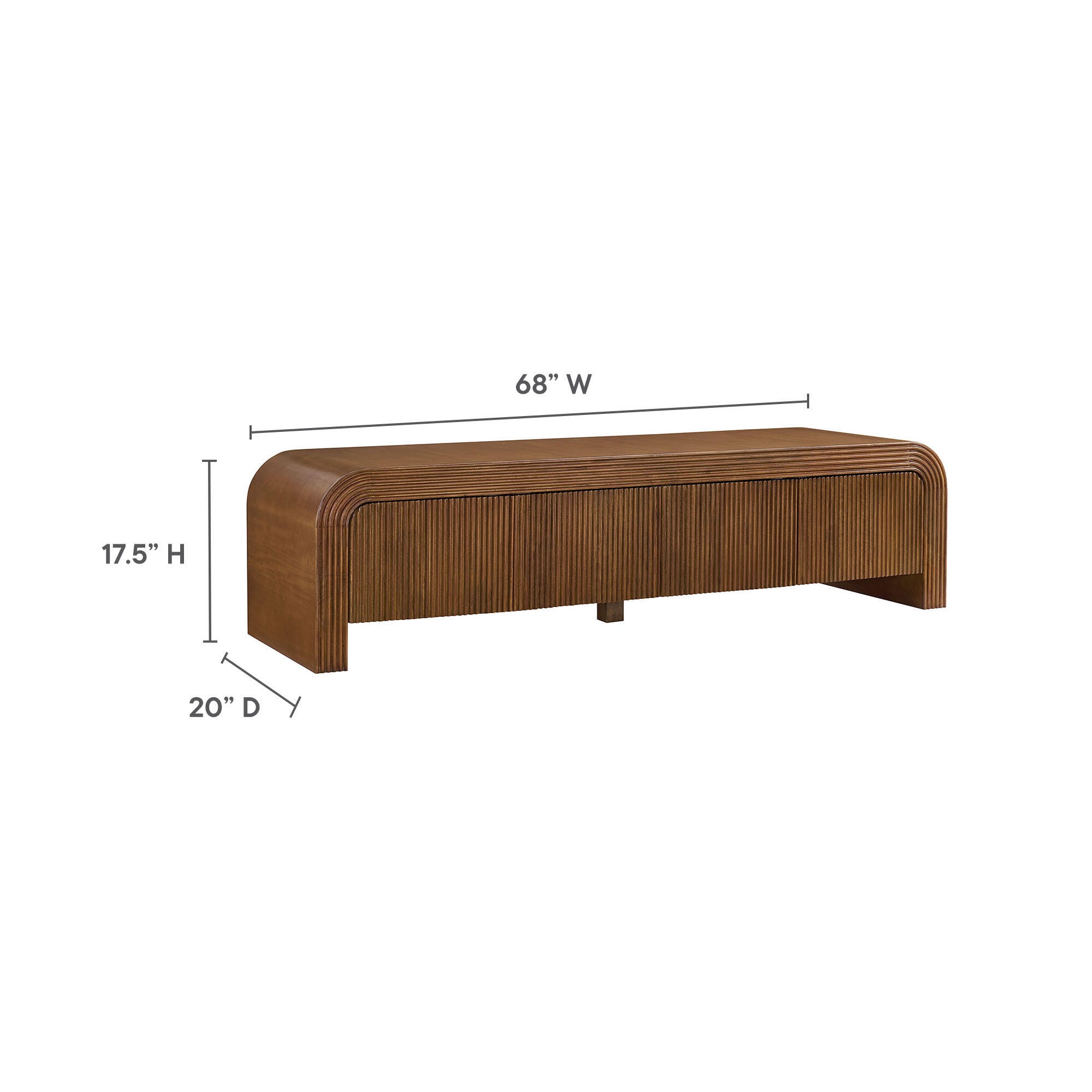 Modway Waterflute 68" TV Stand, , large
