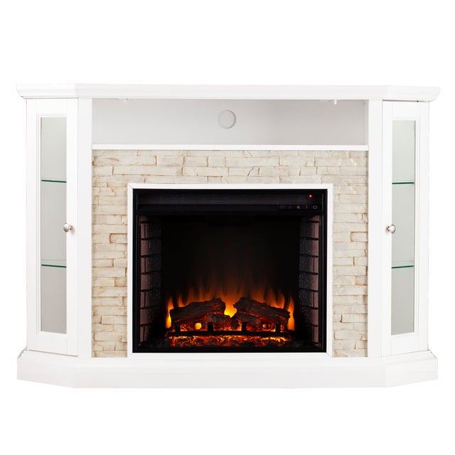 Southern Enterprises Furniture Harper Convertible Electric Fireplace Mantel