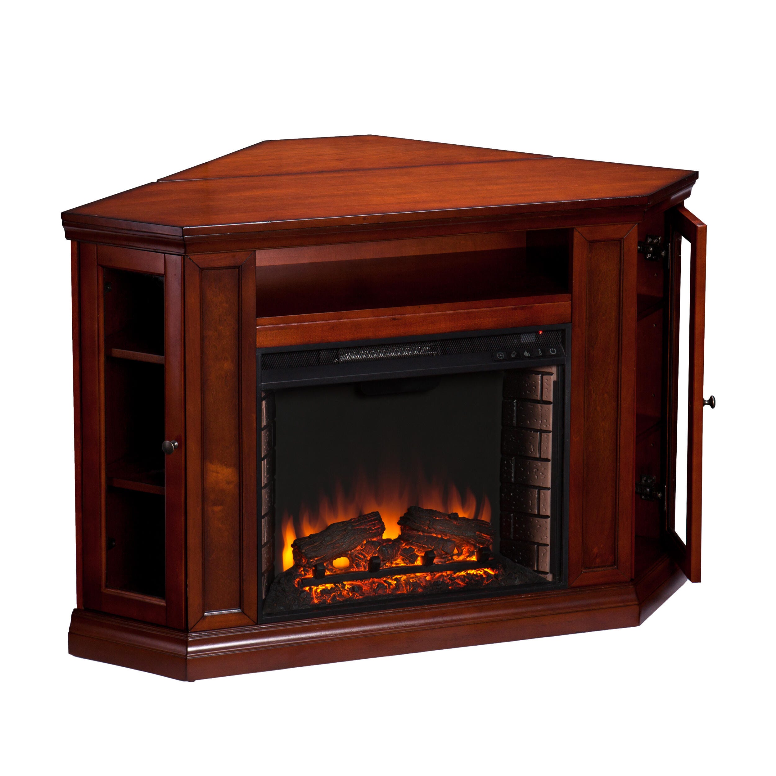 Southern Enterprises Maddeline Convertible Media Electric Fireplace, , large