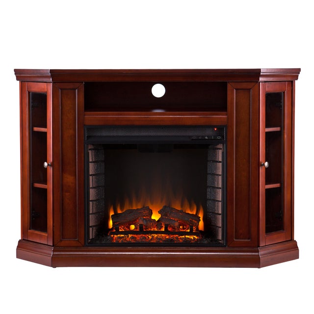 Southern Enterprises Furniture Maddeline Convertible Media Electric Fireplace
