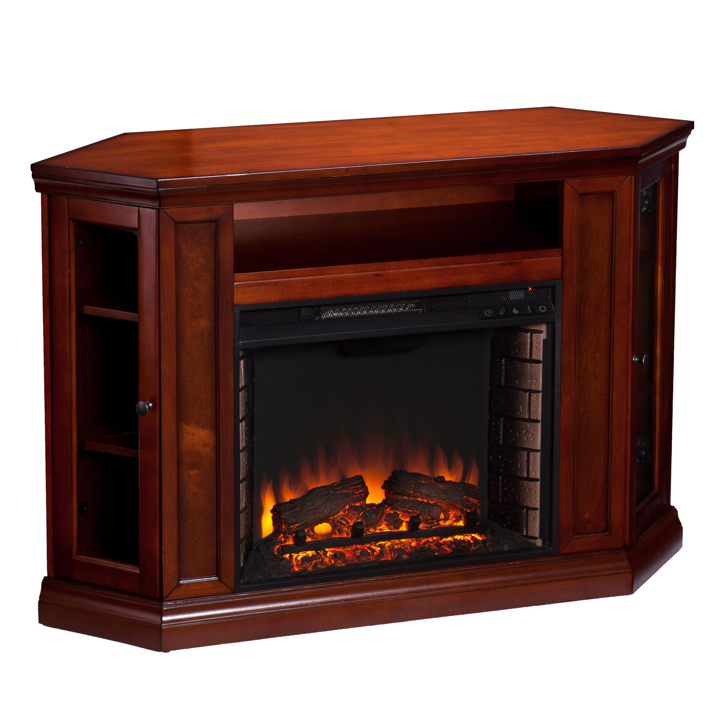 Southern Enterprises Maddeline Convertible Media Electric Fireplace, , large