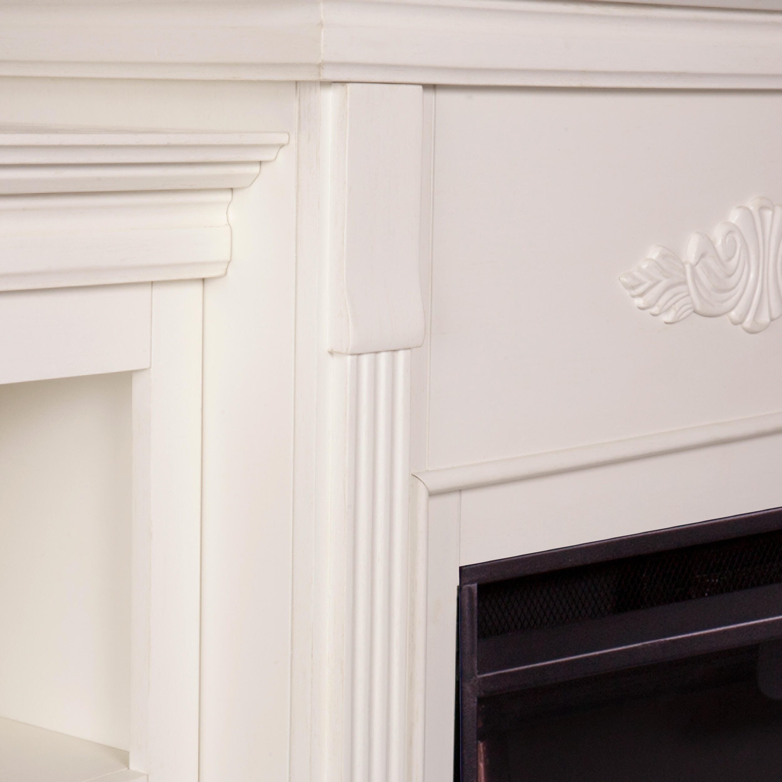 Southern Enterprises Harkdale Electric Fireplace with Bookcases, , large
