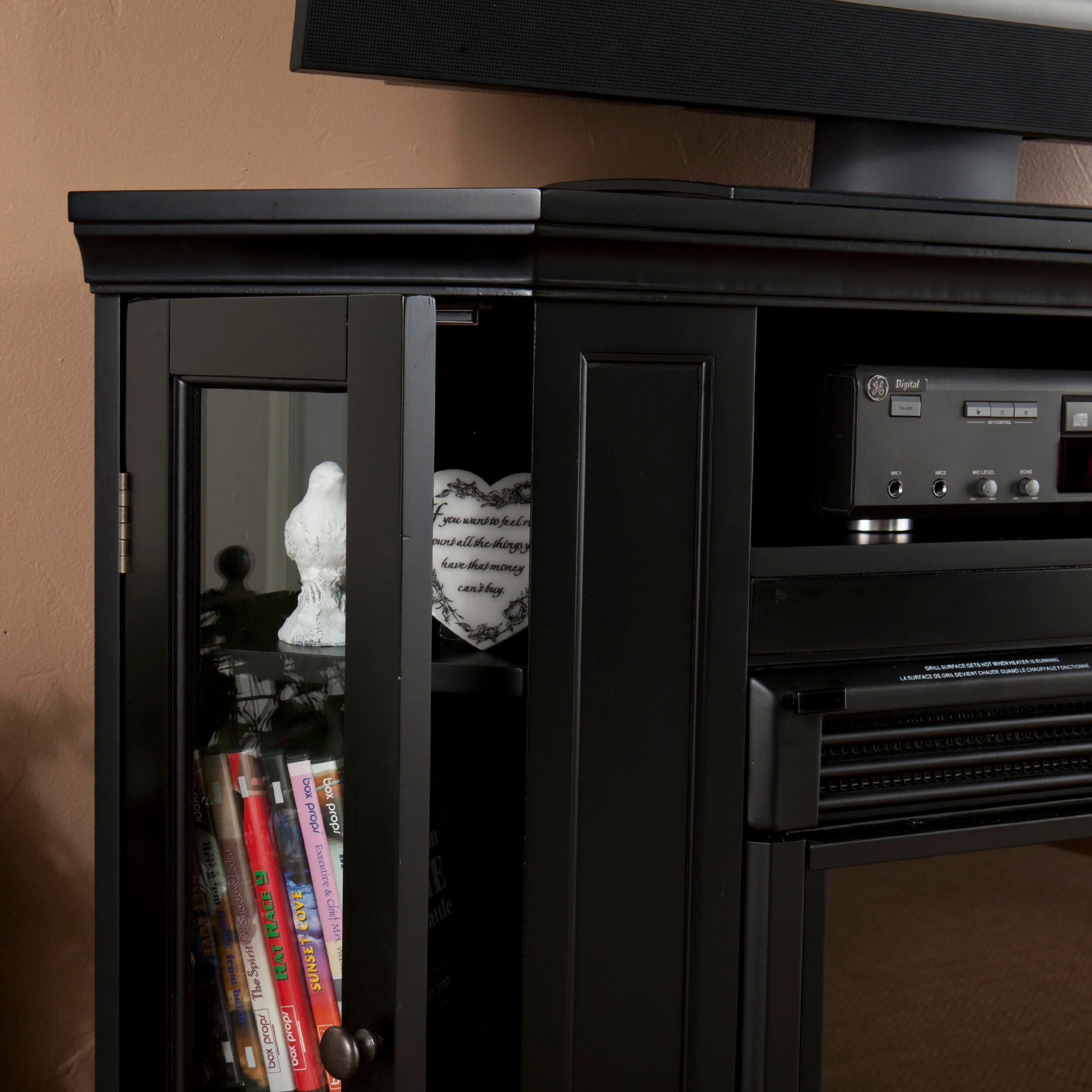 Southern Enterprises Maddeline Convertible Media Electric Fireplace, , large
