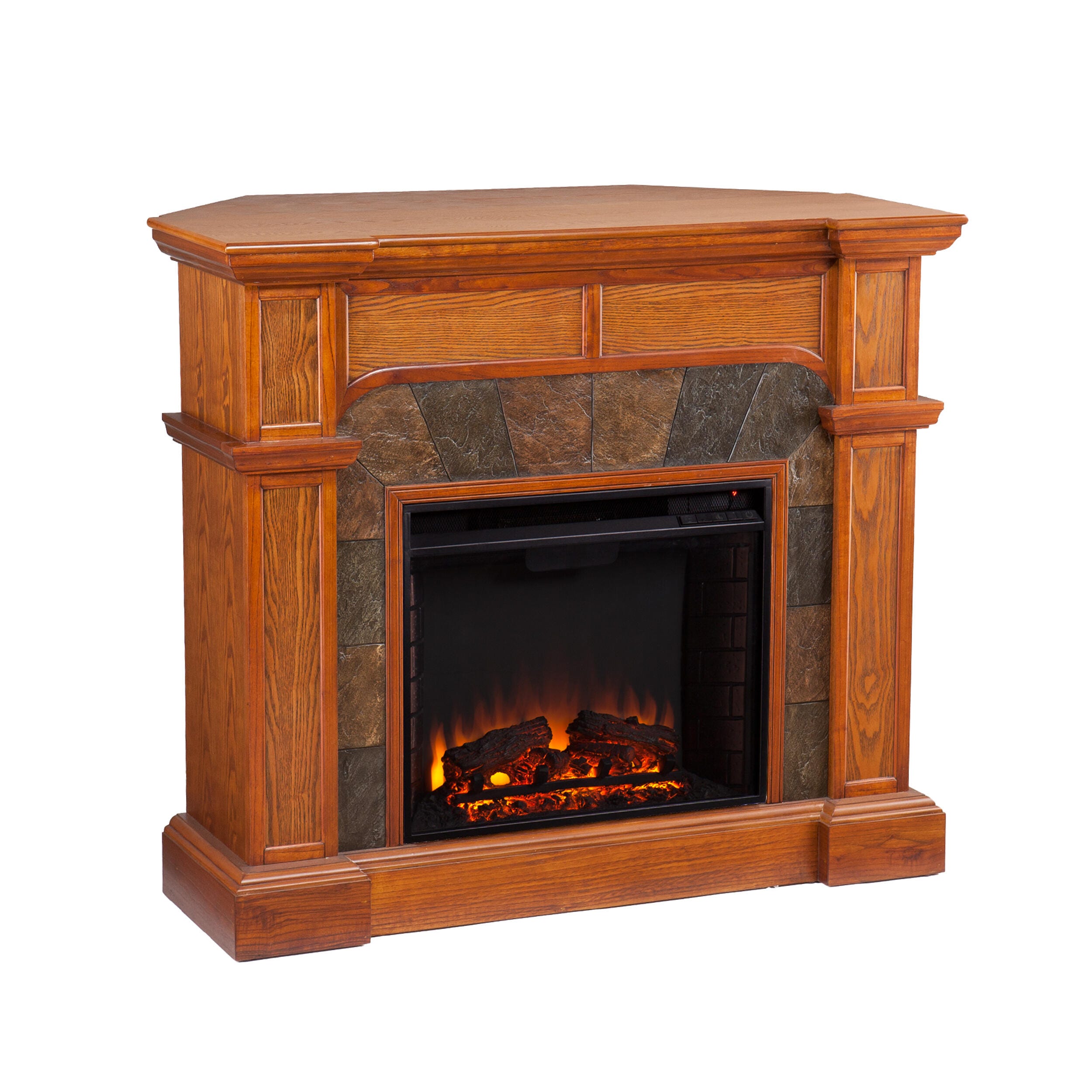 Southern Enterprises Prettah Convertible Electric Fireplace, , large
