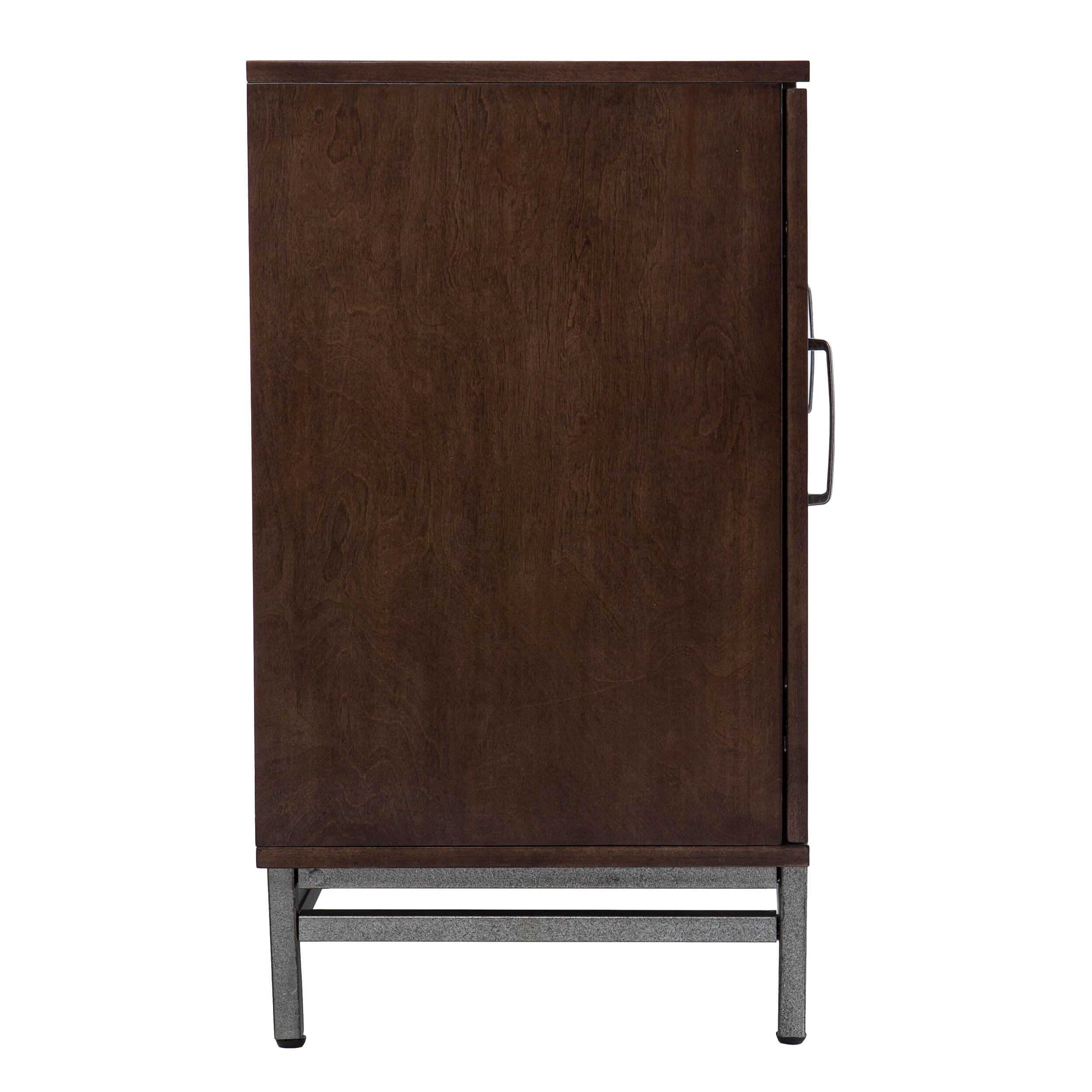 Southern Enterprises Lysle Touch Screen Electric Fireplace with Media Storage, , large