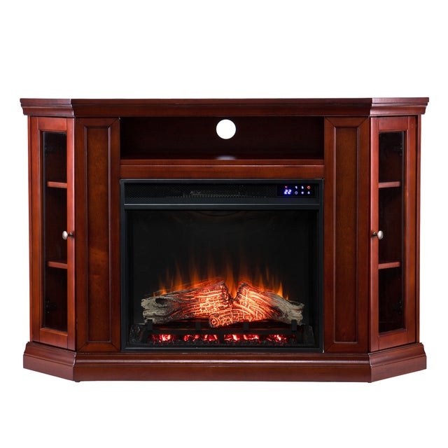 Southern Enterprises Furniture Maddeline Convertible Touch Screen Fireplace