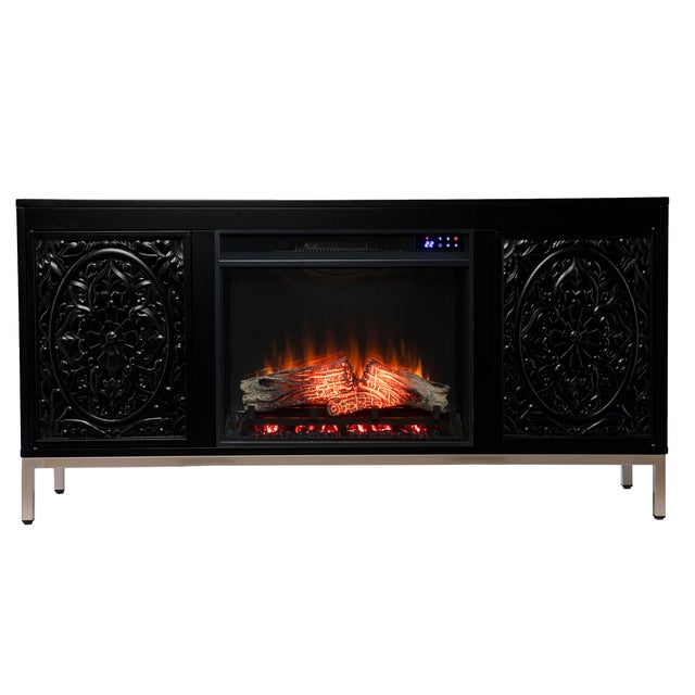 Southern Enterprises Furniture Gertandra 58" TV Stand with Touch Screen Fireplace