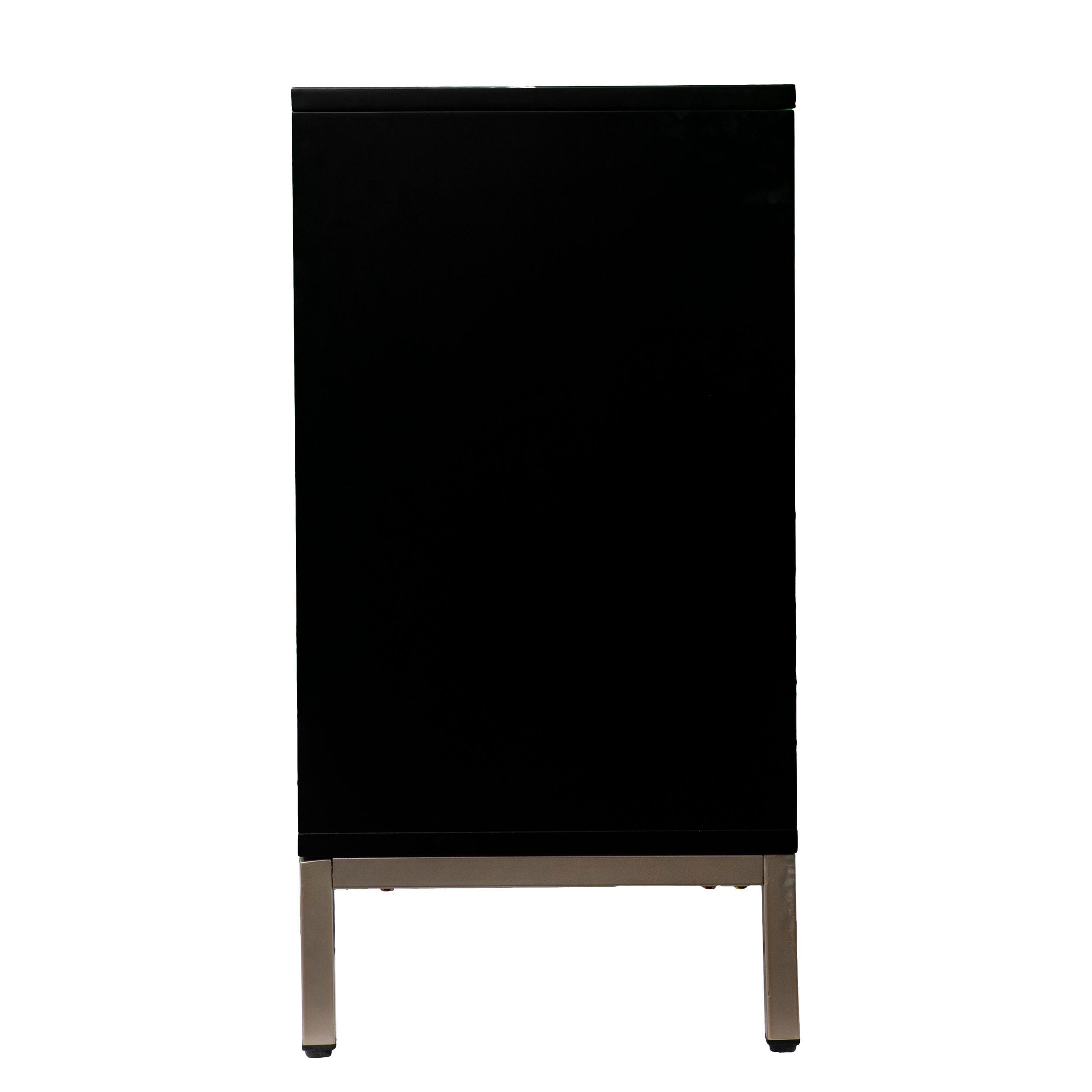 Southern Enterprises Gertandra Touch Screen Electric Fireplace with Media Storage, , large