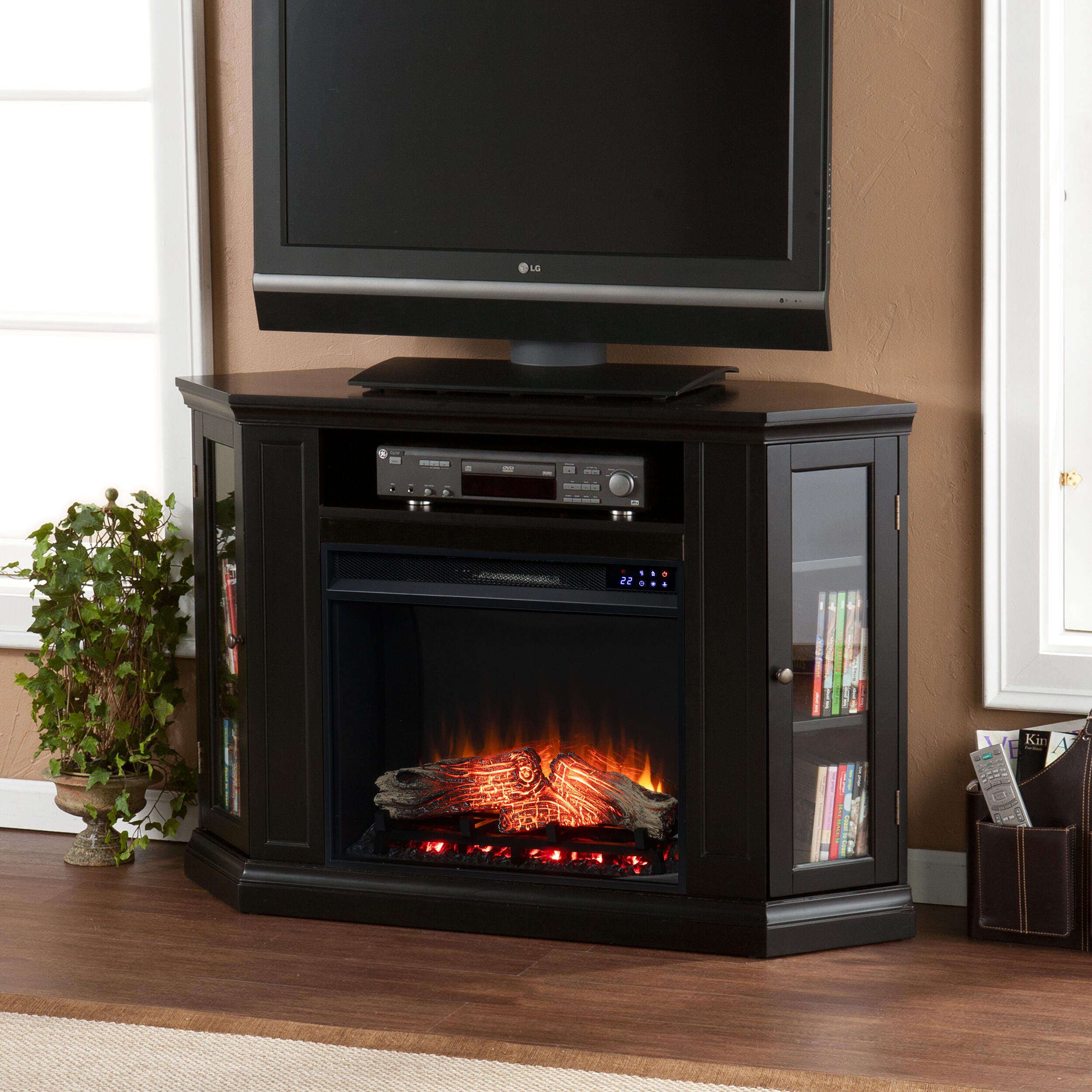Southern Enterprises Maddeline Convertible Fireplace