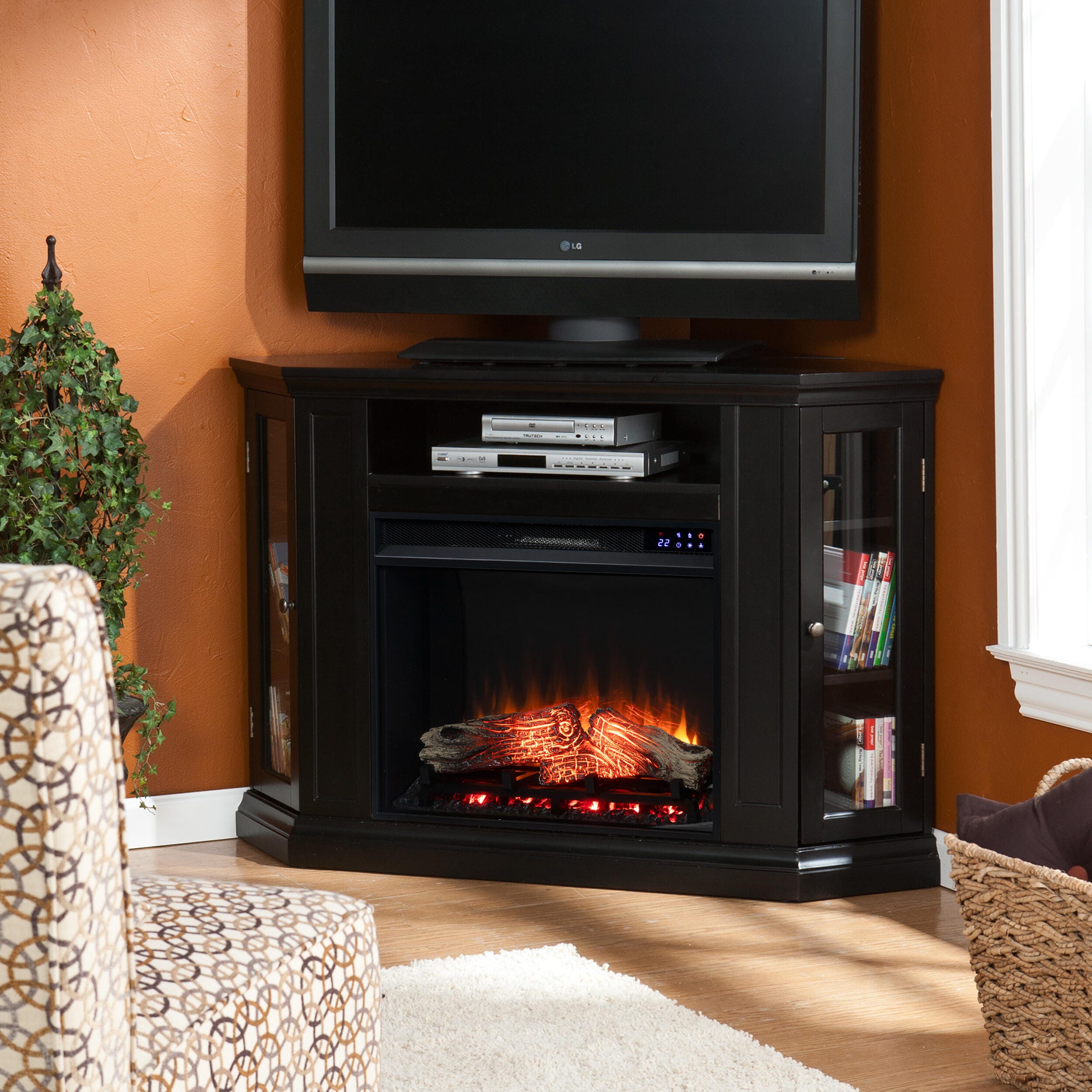Southern Enterprises Maddeline Convertible Fireplace - Thumbnail 2
