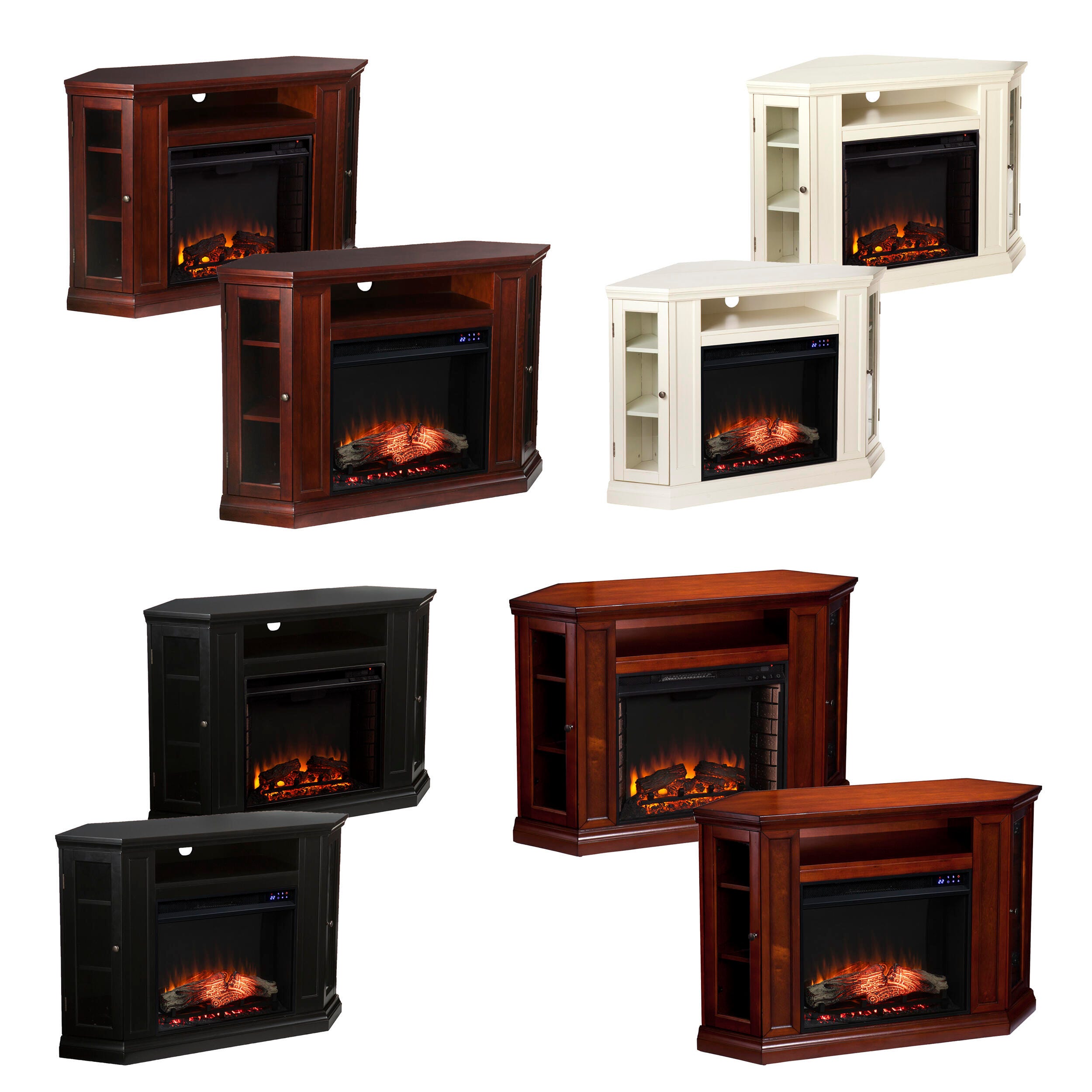 Southern Enterprises Maddeline Convertible Fireplace - Thumbnail 4