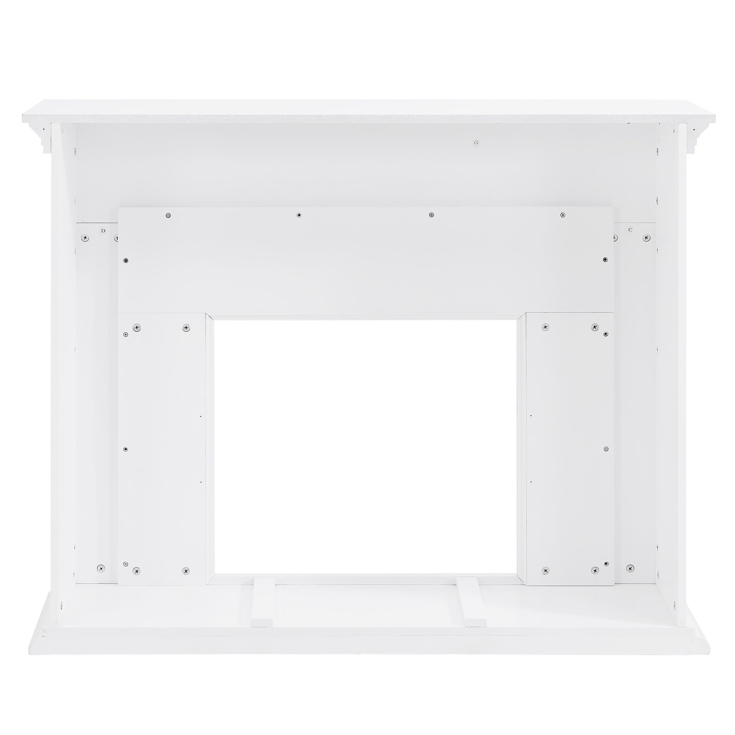 Southern Enterprises Walkerton Marble Tiled Touch Screen Electric Fireplace, , large