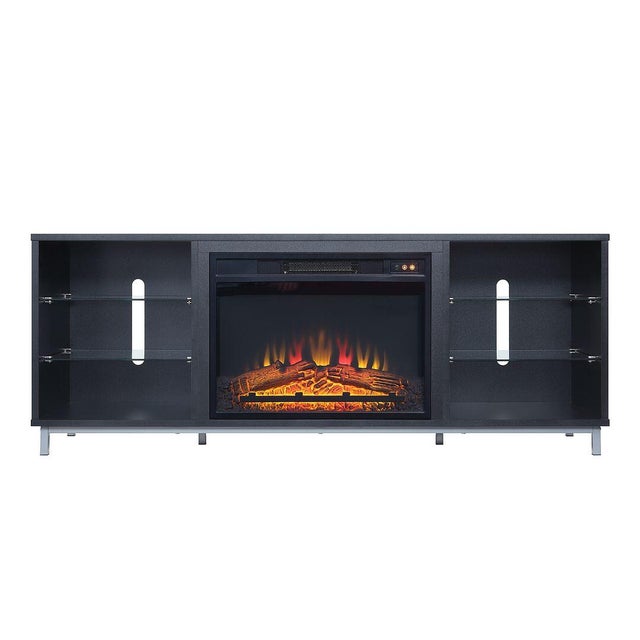 Manhattan Comfort Brighton 60" TV Stand with Electric Fireplace