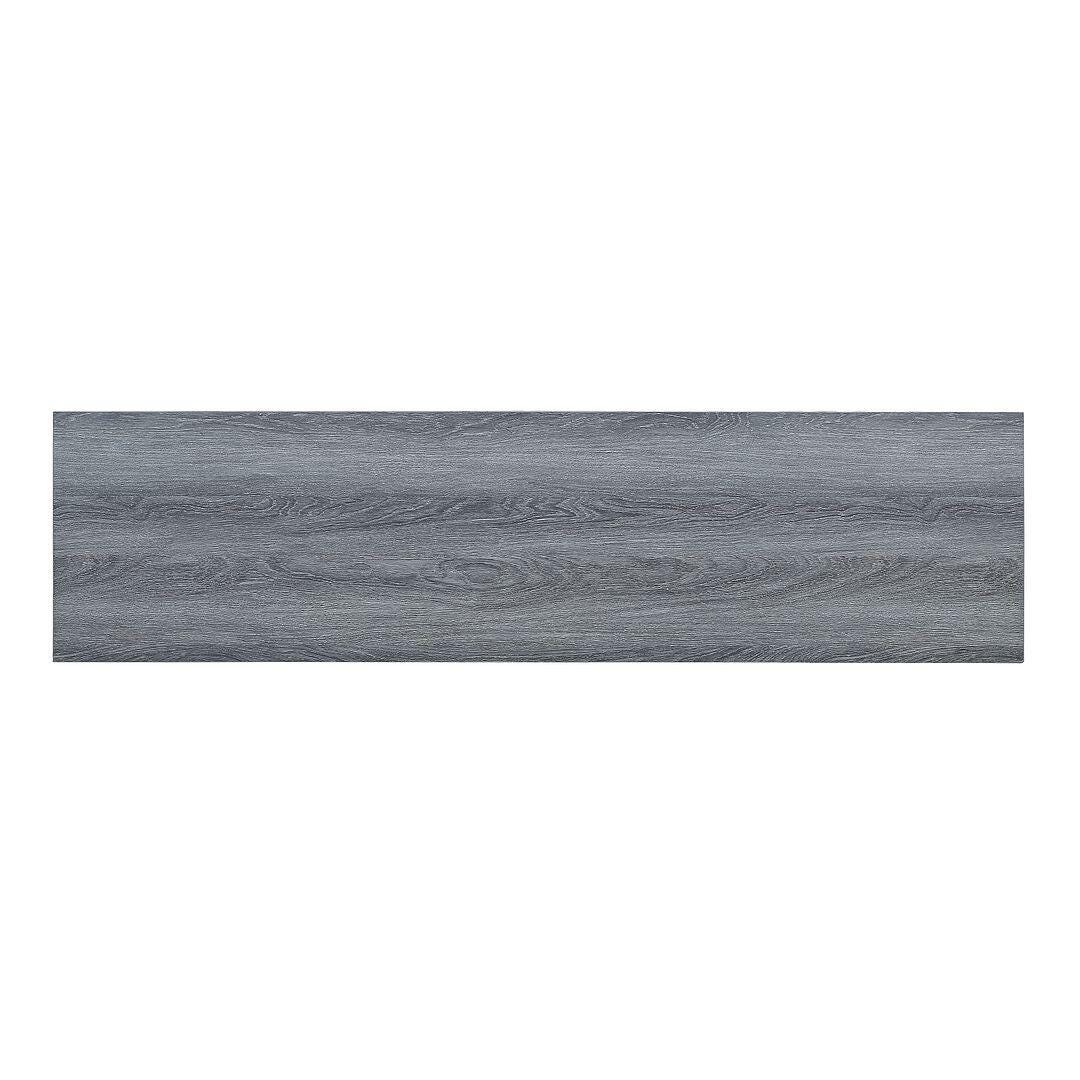 Manhattan Comfort Franklin 60" TV Stand with Electric Fireplace, Gray, large