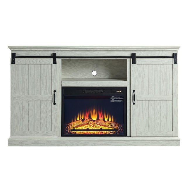 Manhattan Comfort Myrtle 60" TV Stand with Electric Fireplace