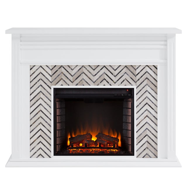 Southern Enterprises Nayelington 50'' Mantel with Electric Fireplace