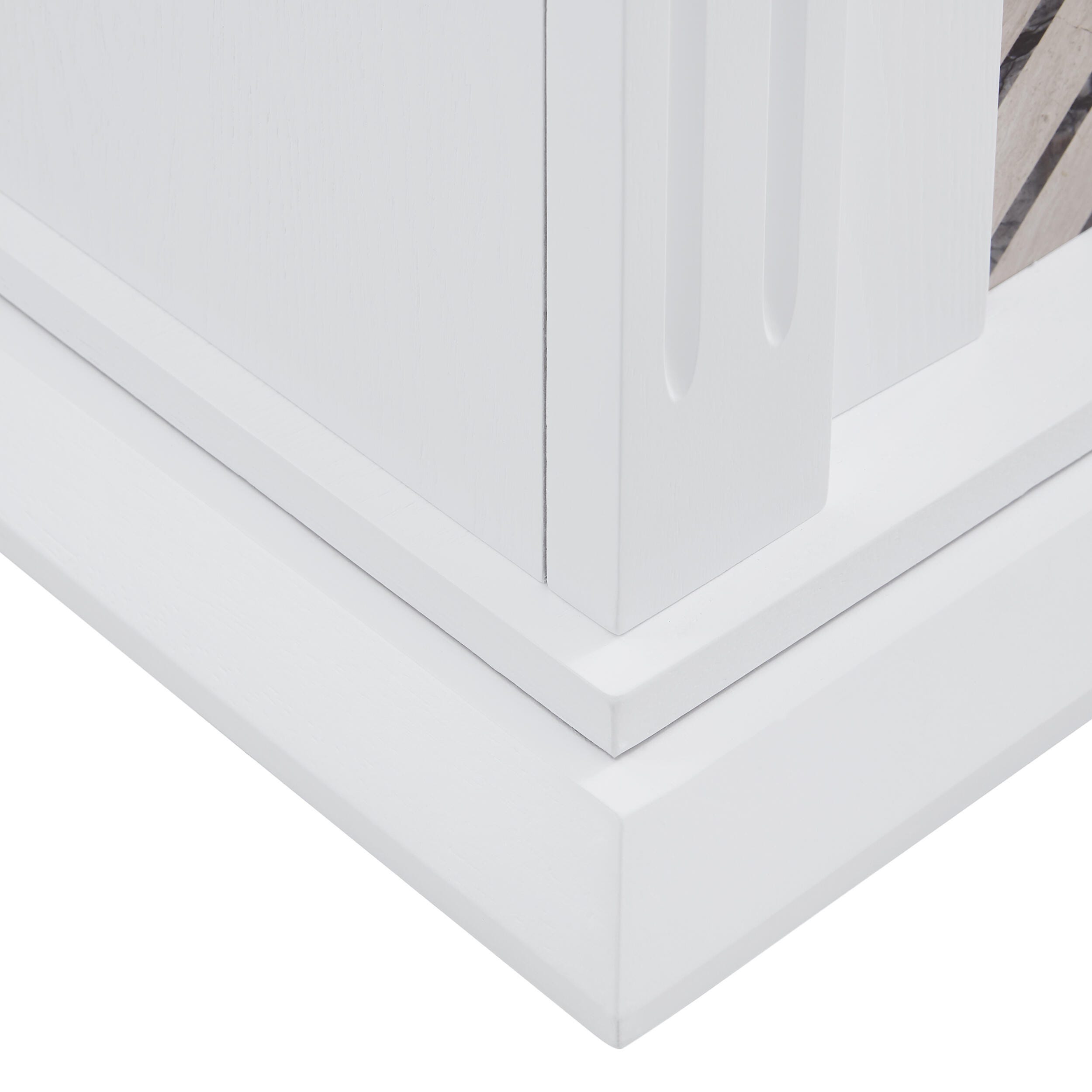 SEI Furniture Nayelington Tiled Marble Fireplace, , large