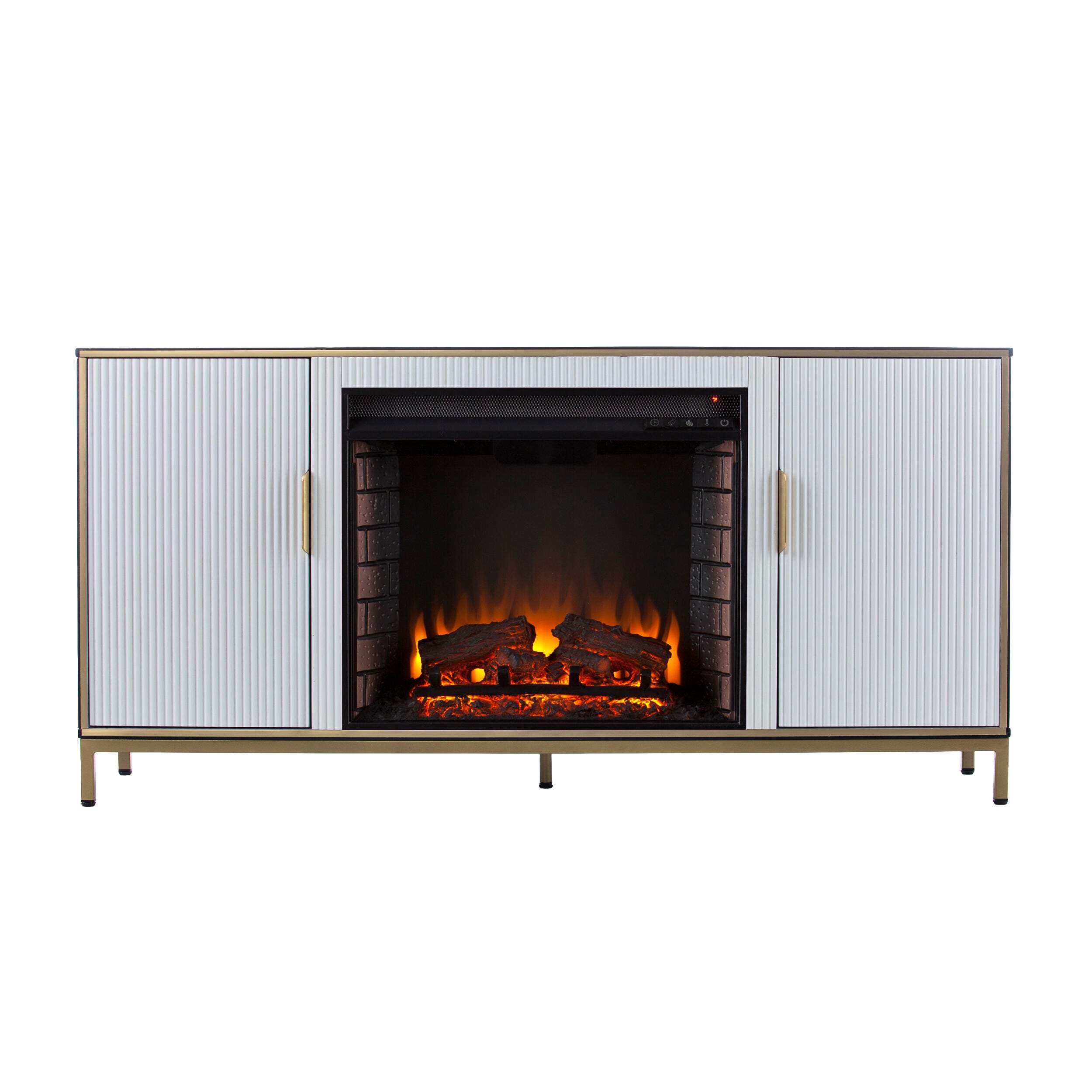Southern Enterprises Furniture Flanisting Electric Fireplace 54'' TV Stand