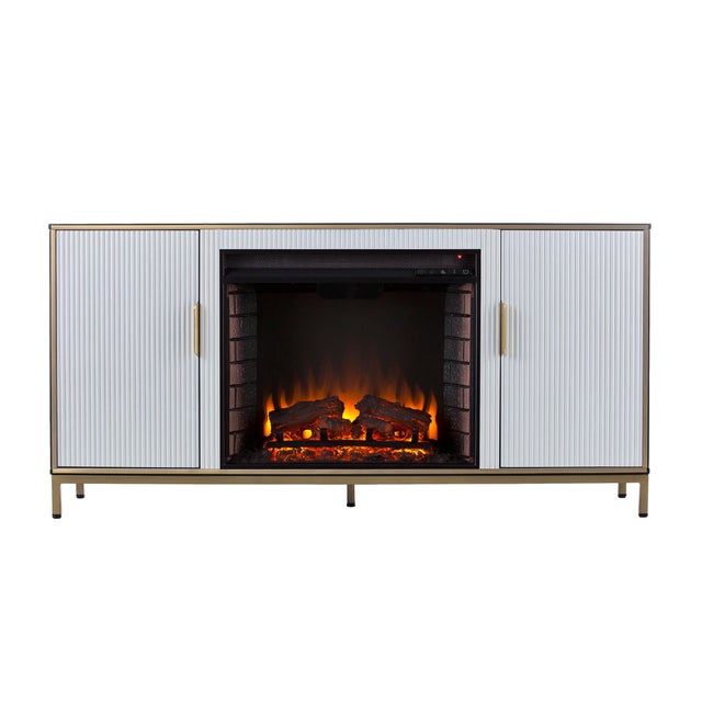 Southern Enterprises Furniture Flanisting Electric Fireplace 54'' TV Stand