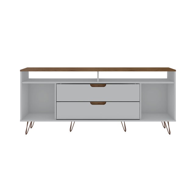 Manhattan Comfort Rockefeller 62.99" TV Stand with 2 Drawers