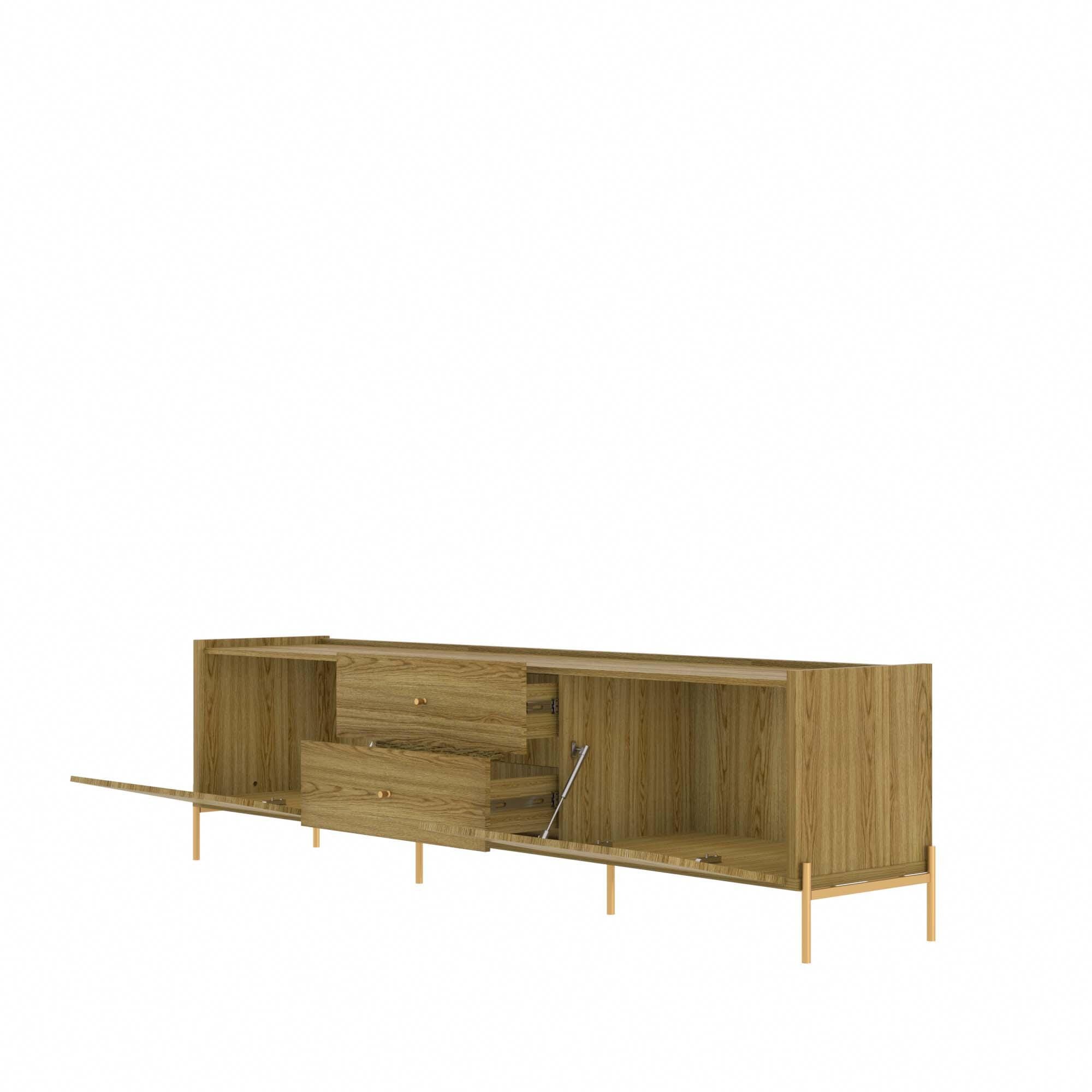 Manhattan Comfort Jasper 86.69" TV Stand, , large
