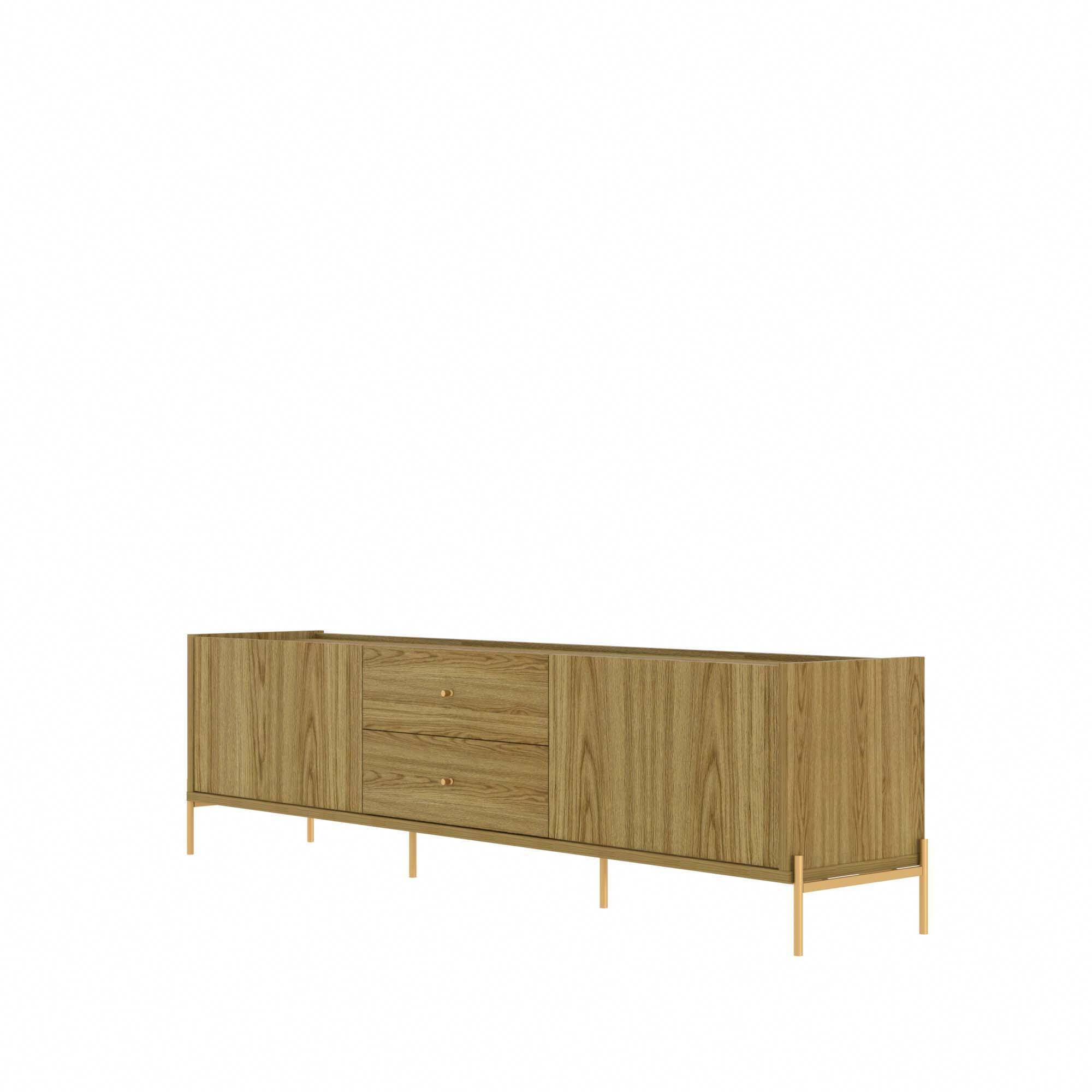 Manhattan Comfort Jasper 86.69" TV Stand, , large