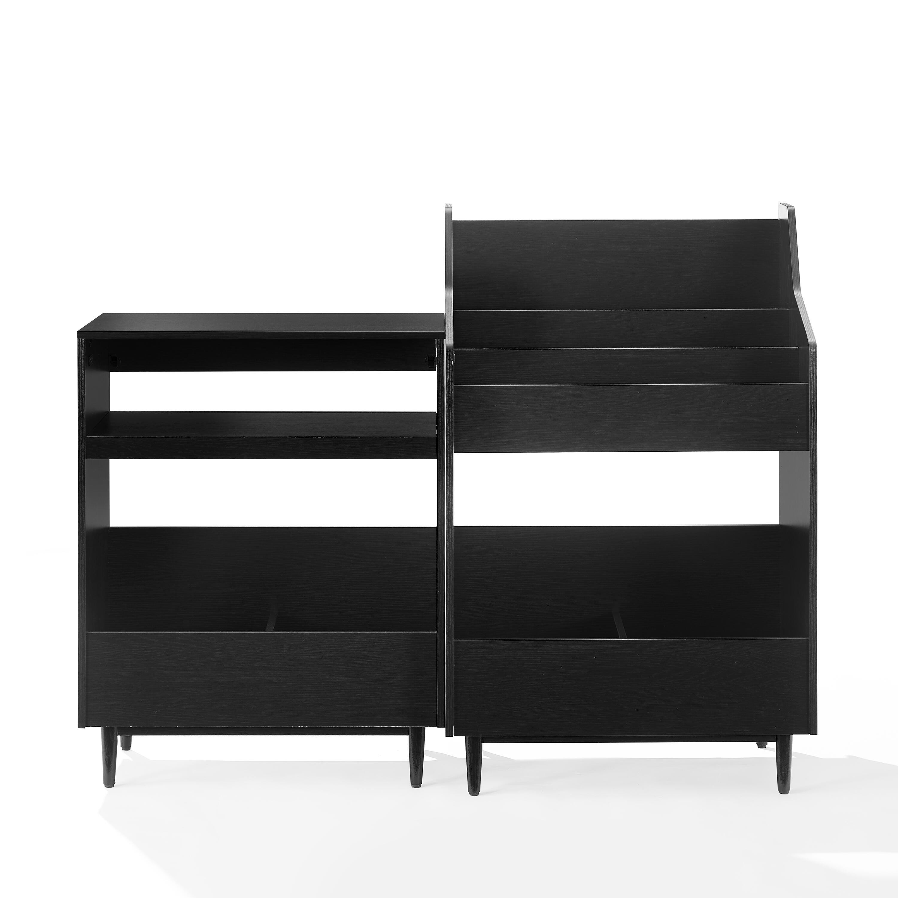 Crosley Furniture Liam 56" Player Stand And Vinyl Storage Set, , large