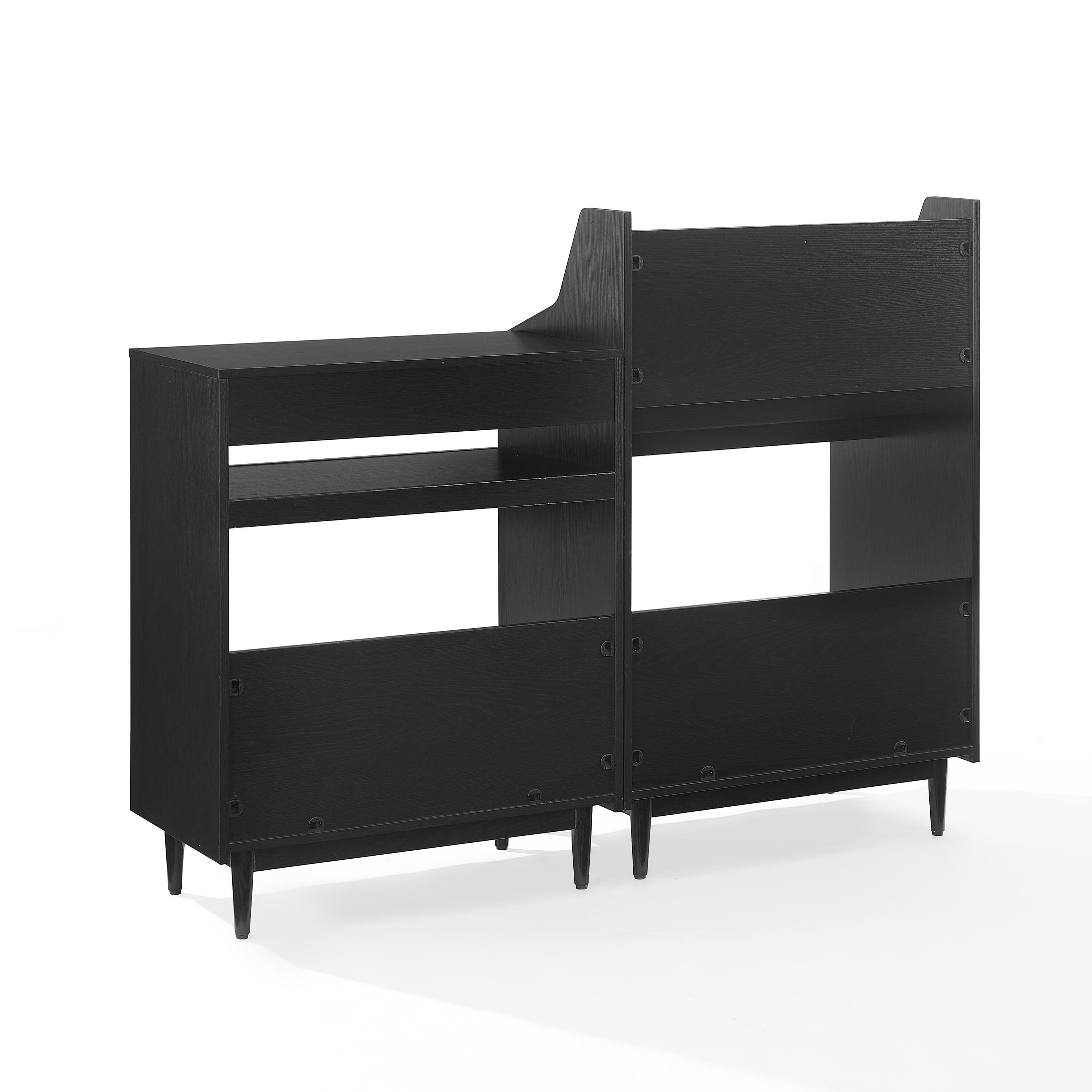 Crosley Furniture Liam 56" Player Stand And Vinyl Storage Set, , large