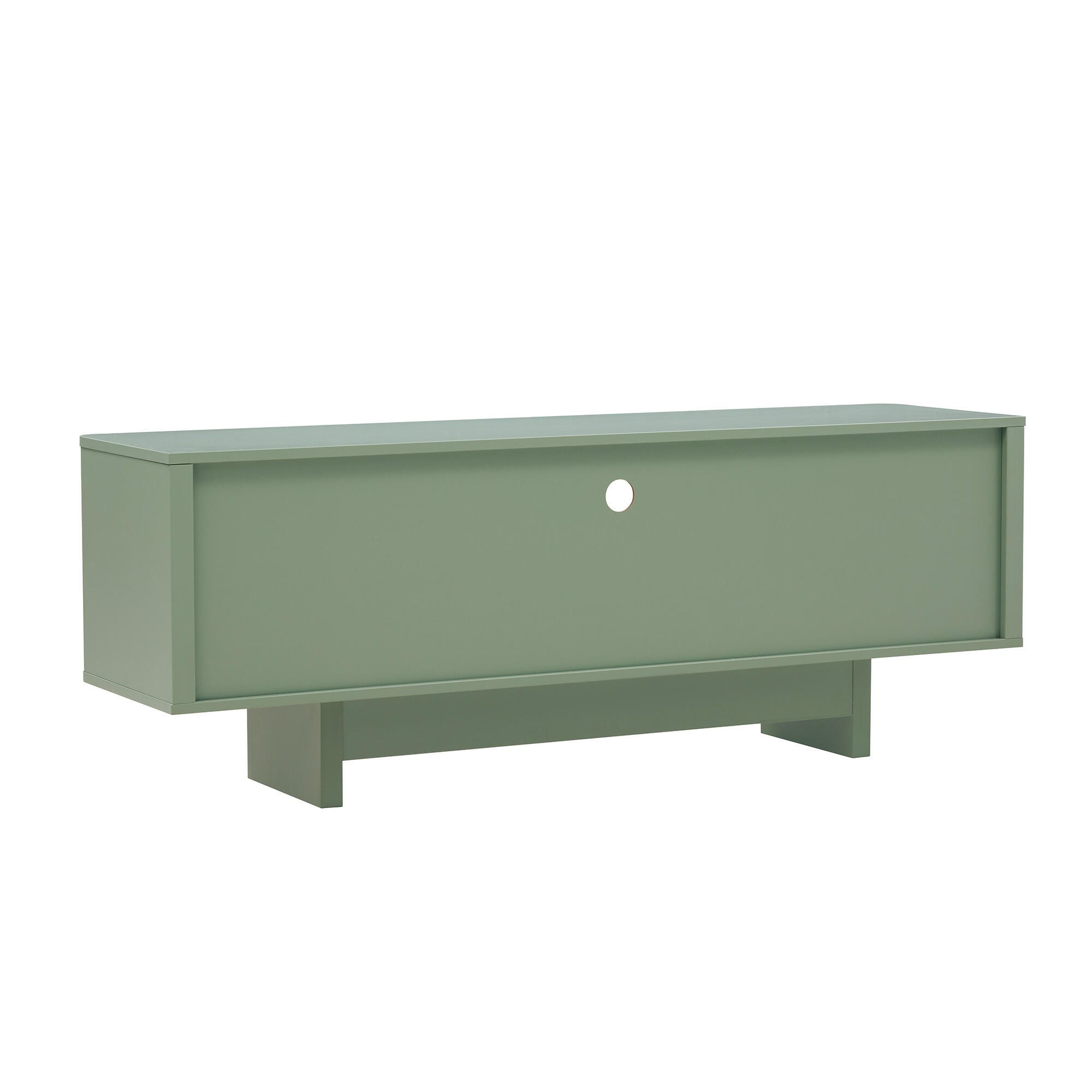 Manhattan Comfort Ella 59" TV Stand, Sage Green, large