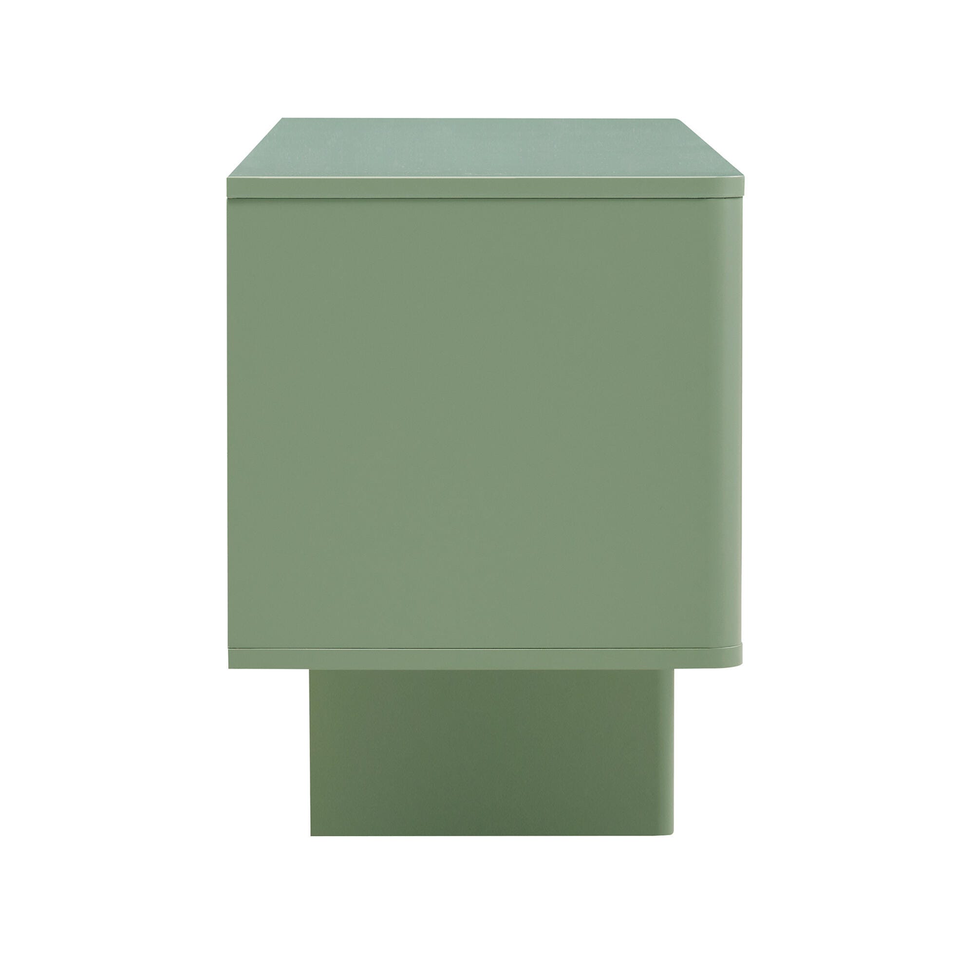 Manhattan Comfort Ella 59" TV Stand, Sage Green, large
