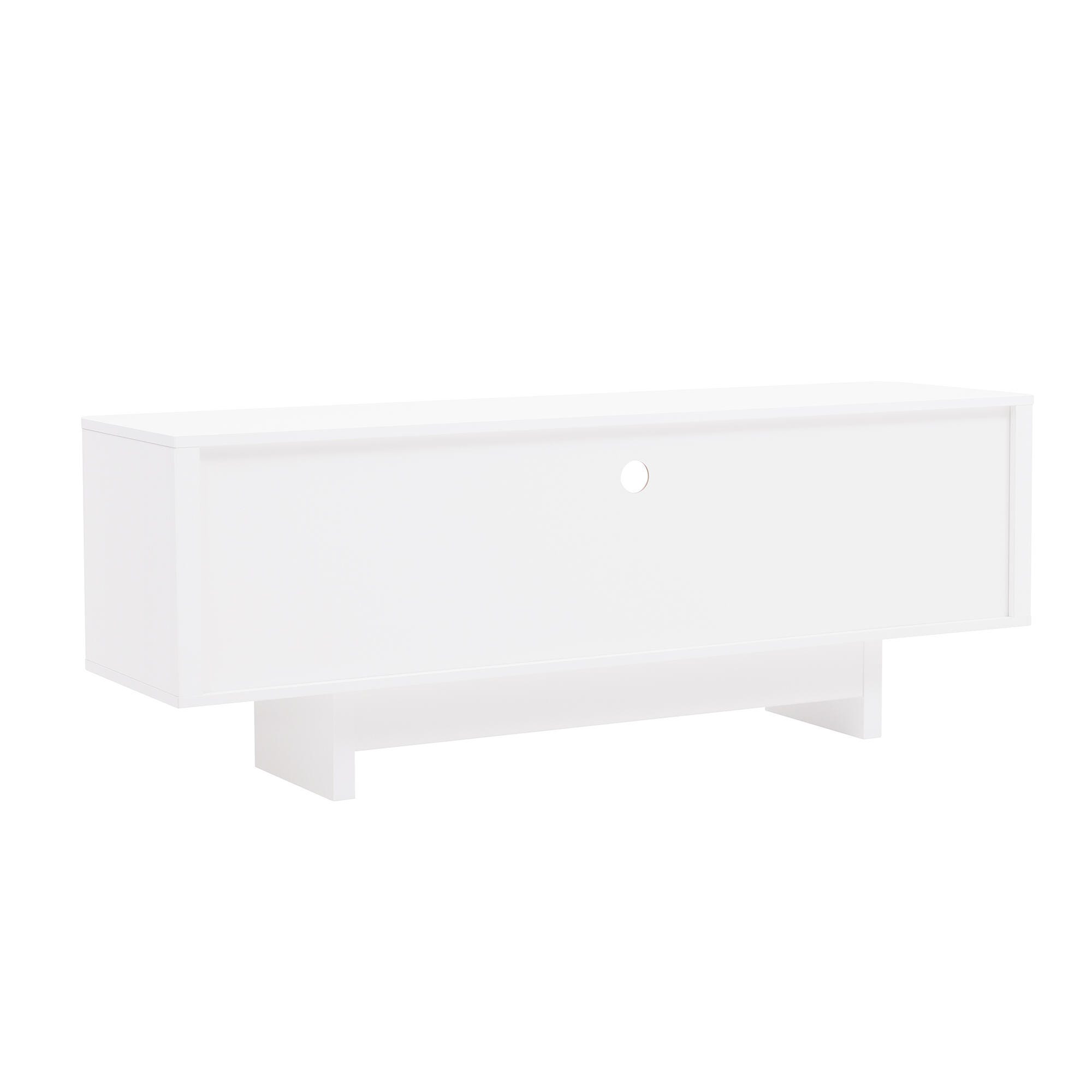 Manhattan Comfort Ella 59" TV Stand, White, large