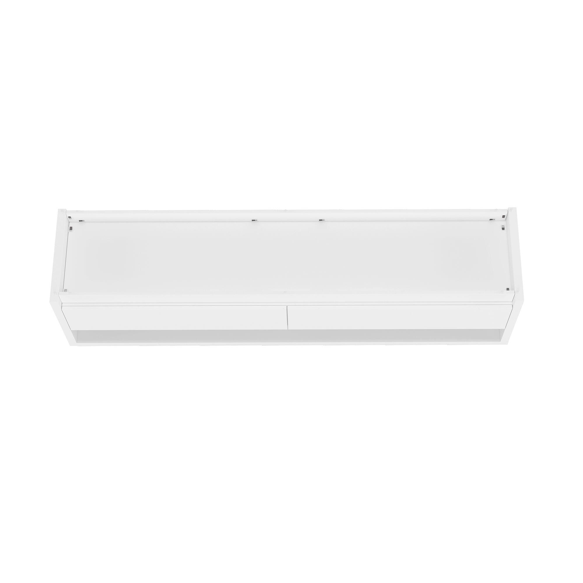 Manhattan Comfort Duncan 70" TV Stand, White, large