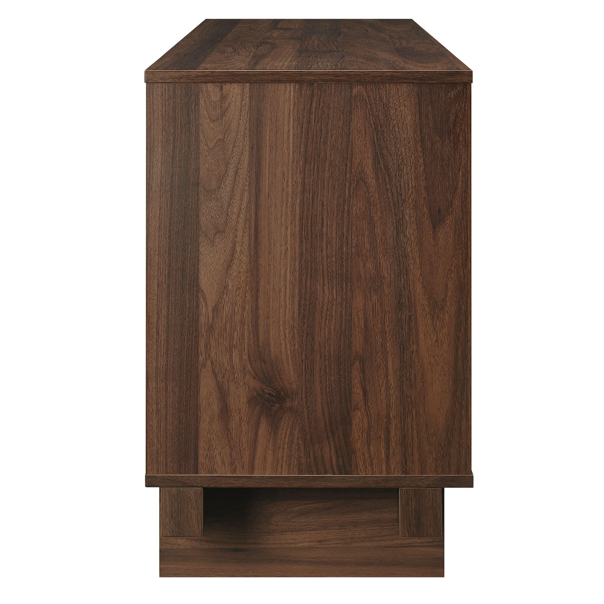 Modway Knox 71" TV Stand, Walnut, large