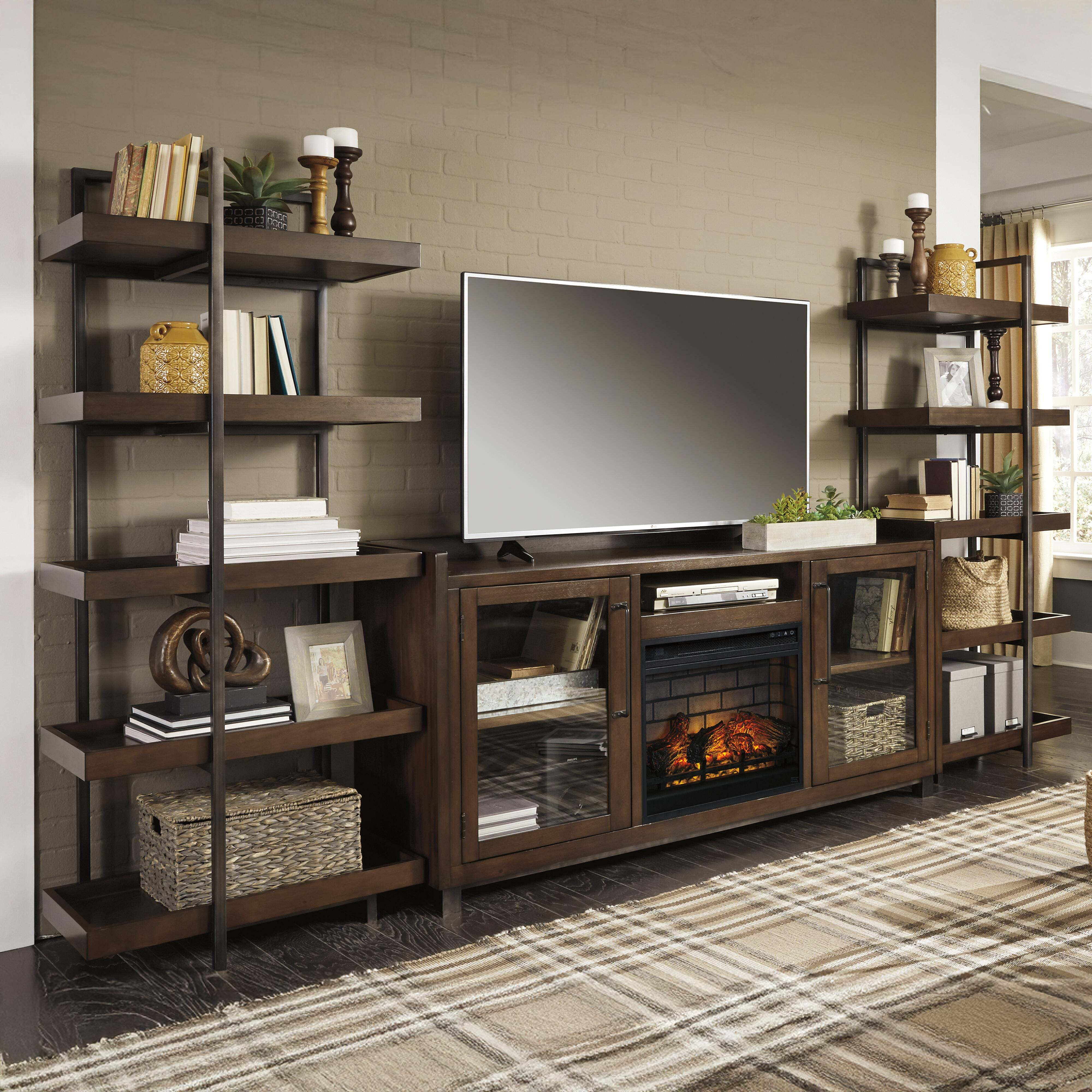 Starmore 3-Piece Wall Unit with Electric Fireplace, , large