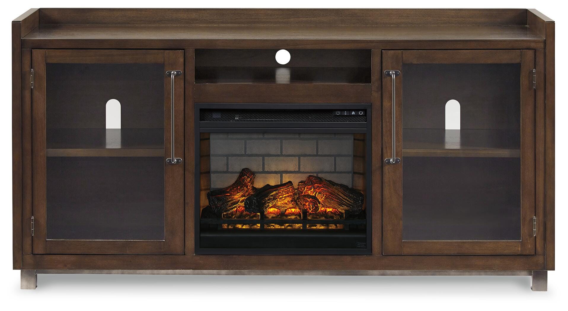Mueble de TV Starmore de 70" con chimenea eléctrica - image 7
